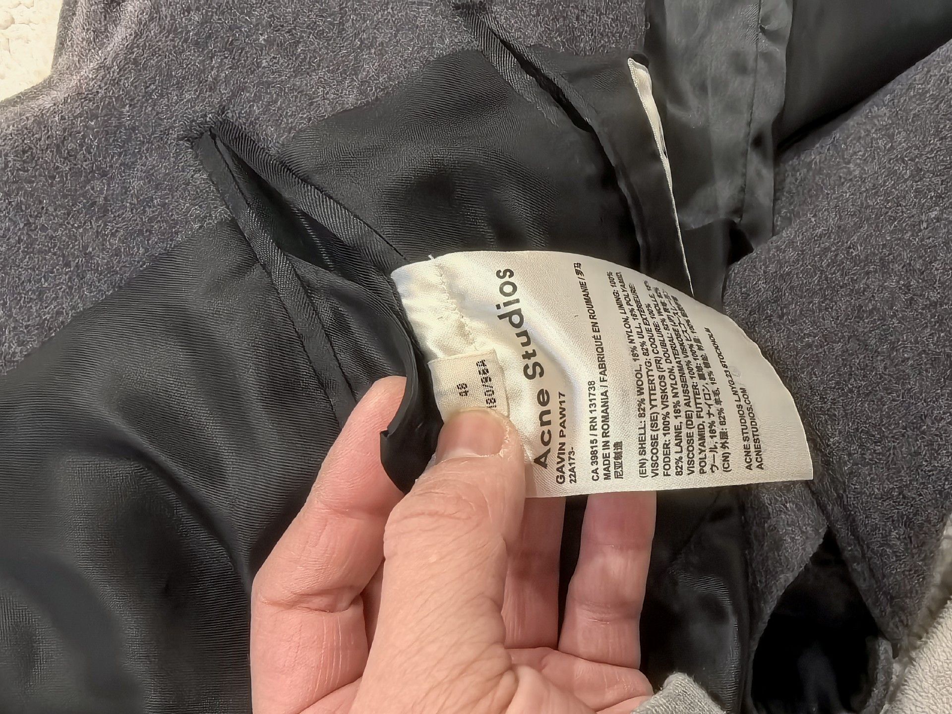 Acne Studios acne studios wool coat 2501-Nextarrow Size US M / EU 48-50 / 2 - 6 Thumbnail