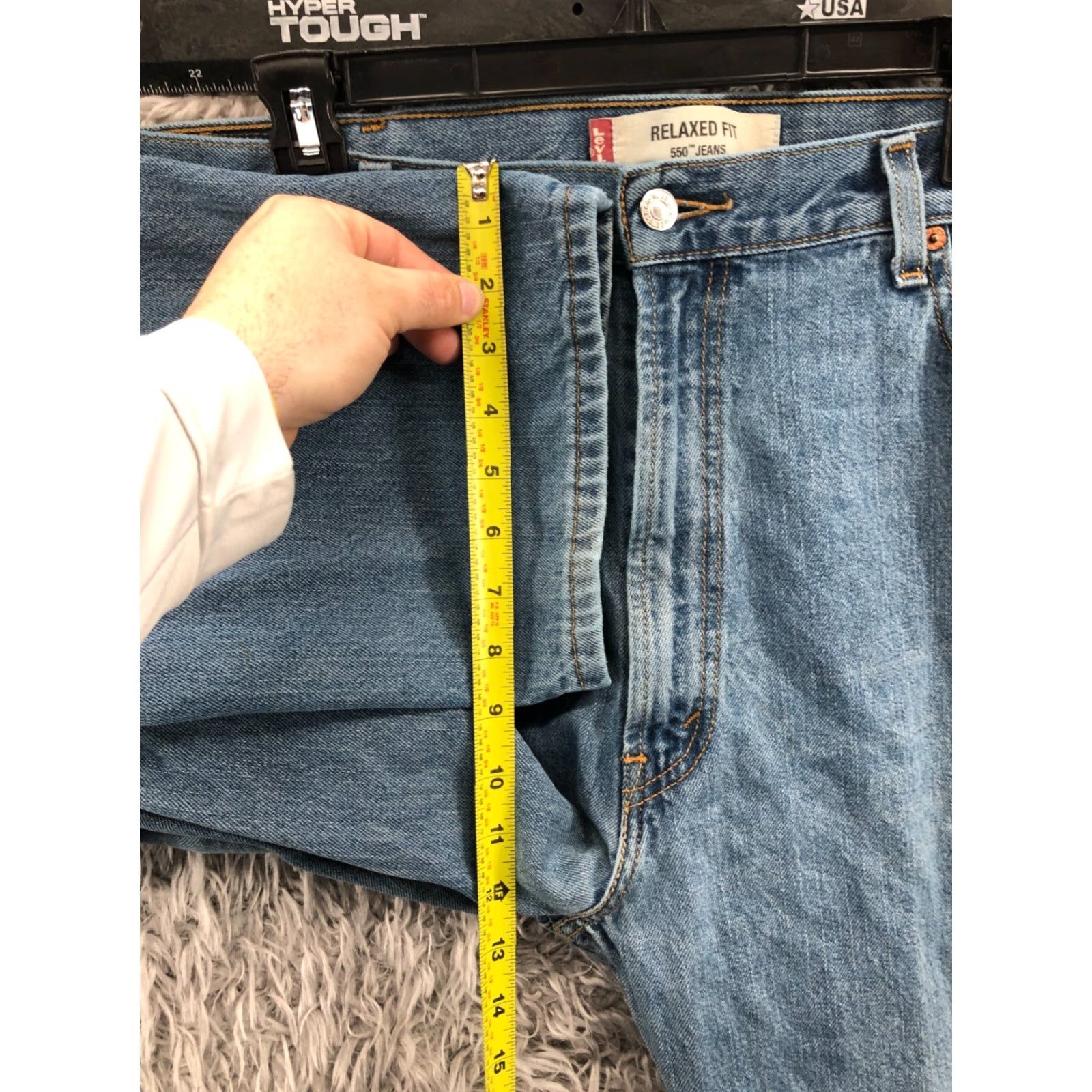 Levi's Levi's 550 Jeans Regular 42x32 Men Relaxed Straight Denim Blue 5-Pocket Comfort Size US 42 / EU 58 - 4 Thumbnail