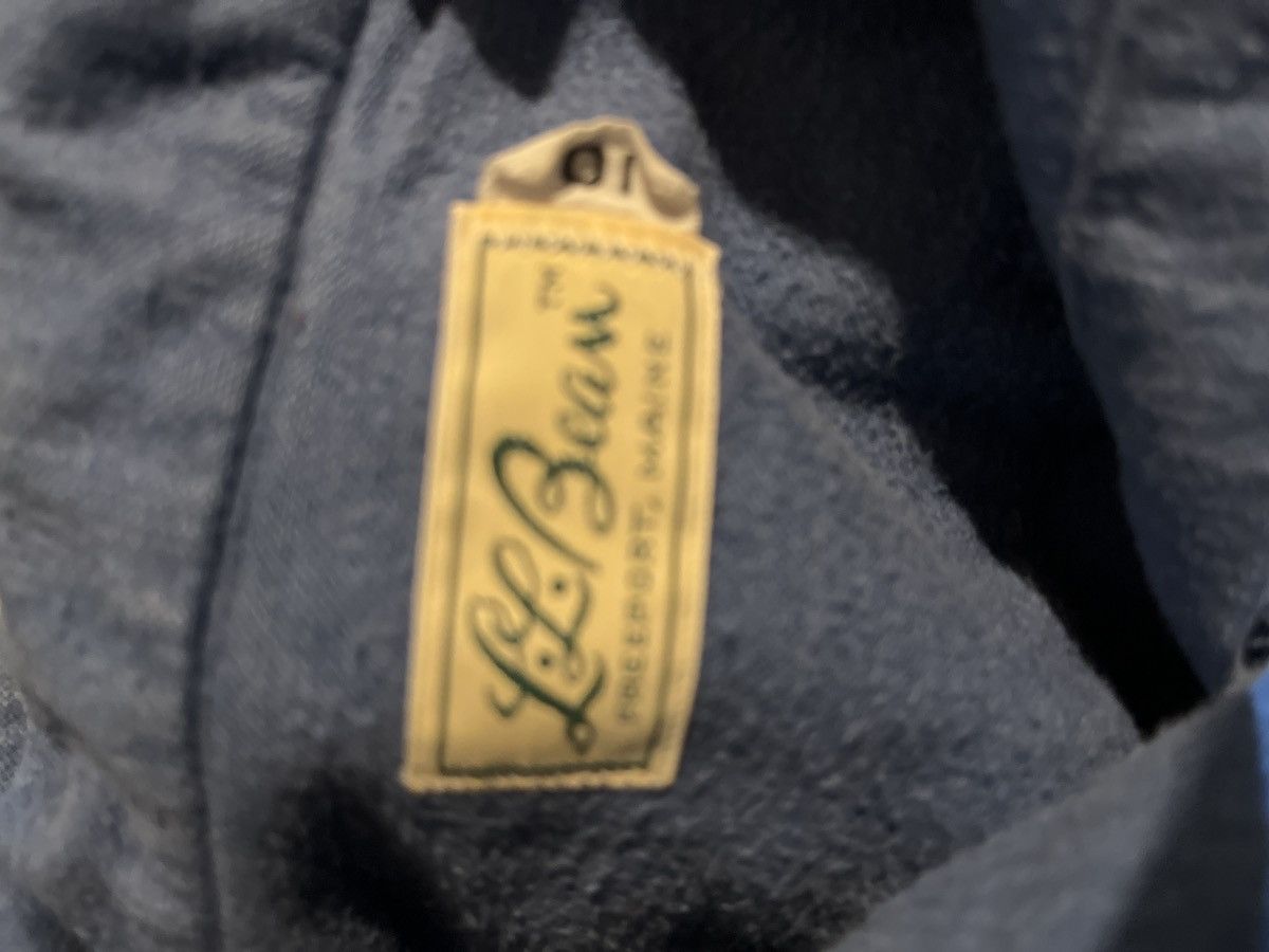 L.L. Bean Vintage 70s LL Bean Script Chamois Cloth Shirt Blue 10 Size M / US 6-8 / IT 42-44 - 8 Thumbnail