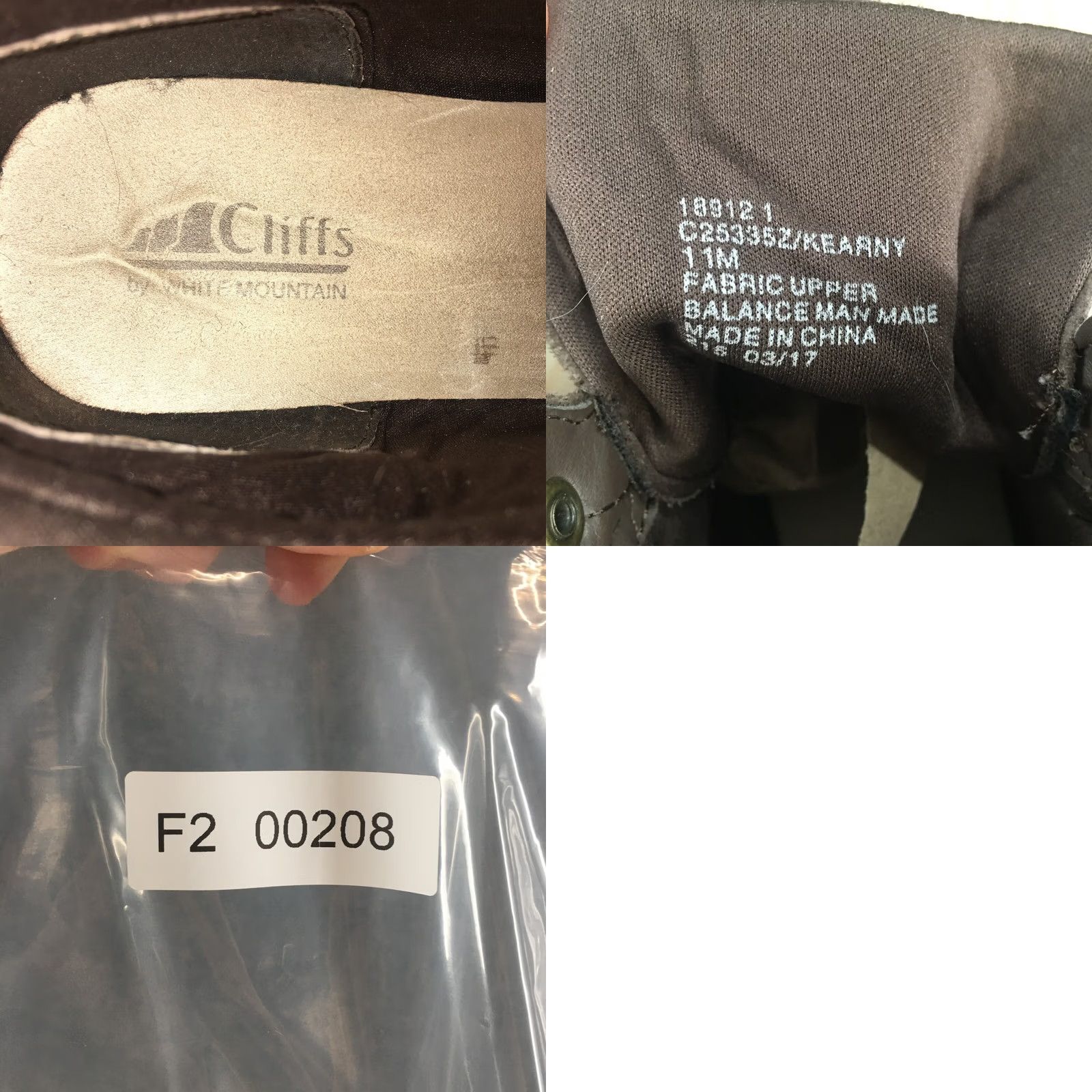 Vintage Cliffs White Mountain Boots Womens 11M Brown Kearny Lace Up Ankle C253352 Size US 11 / IT 41 - 9 Thumbnail