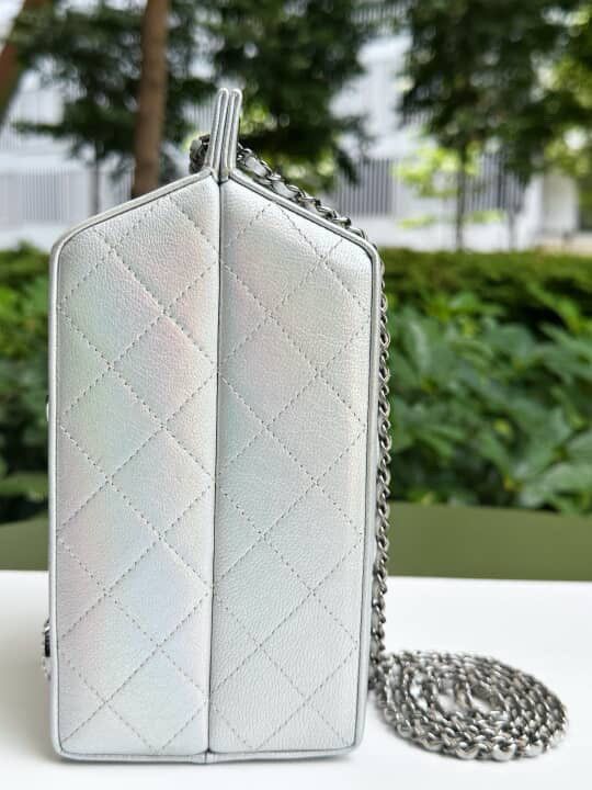 Chanel Lait De Coco Milk Carton Clutch Evening Bag Unicorn Size ONE SIZE - 4 Thumbnail