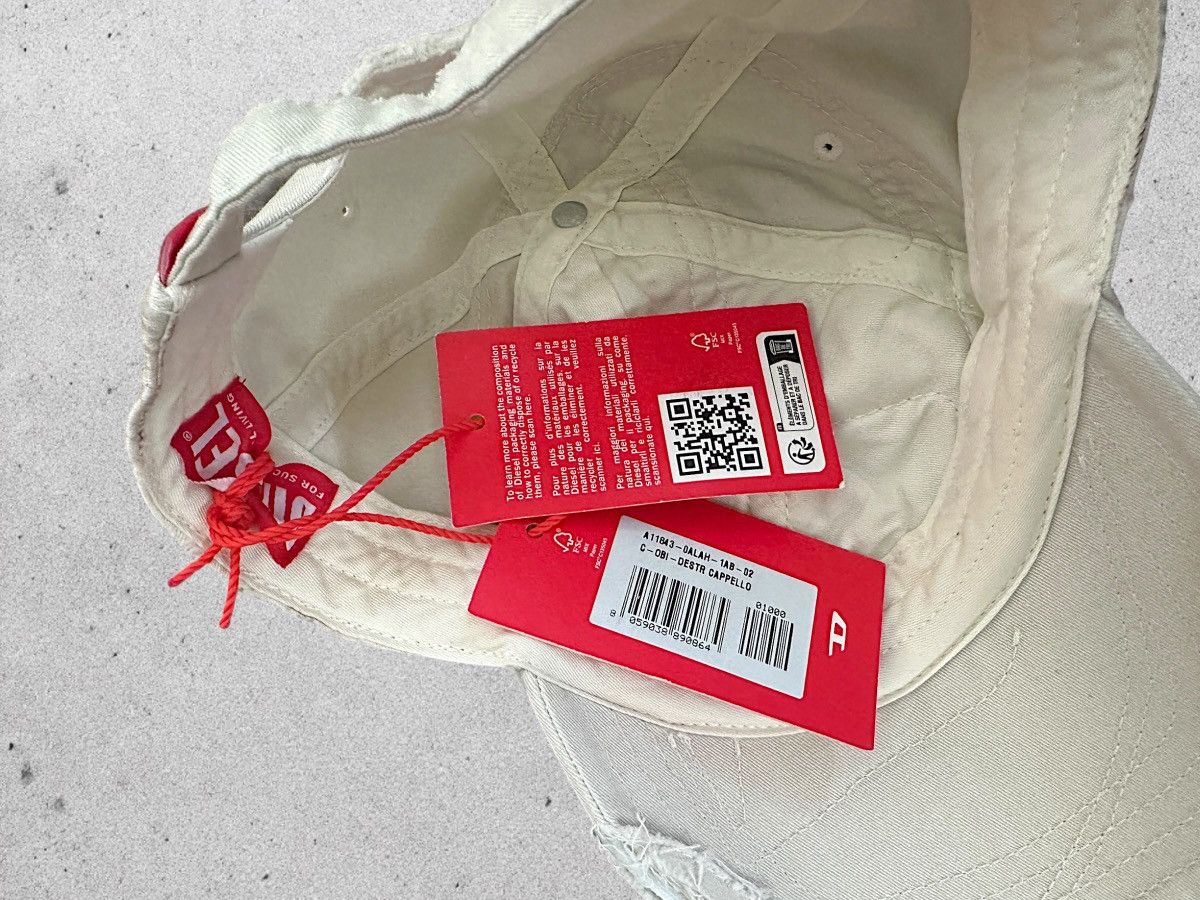 Diesel Diesel C-Obi Distressed Hat Size ONE SIZE - 7 Thumbnail