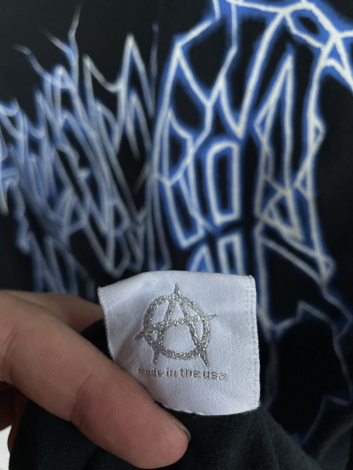 Revenge Revenge Lightning Logo Tee Blue Black Size US L / EU 52-54 / 3 - 5 Thumbnail