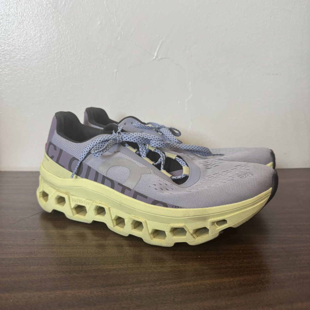 On ON Cloud Running Cloudmonster in “Nimbus Hay” Size US 10 / IT 40 - 1 Thumbnail
