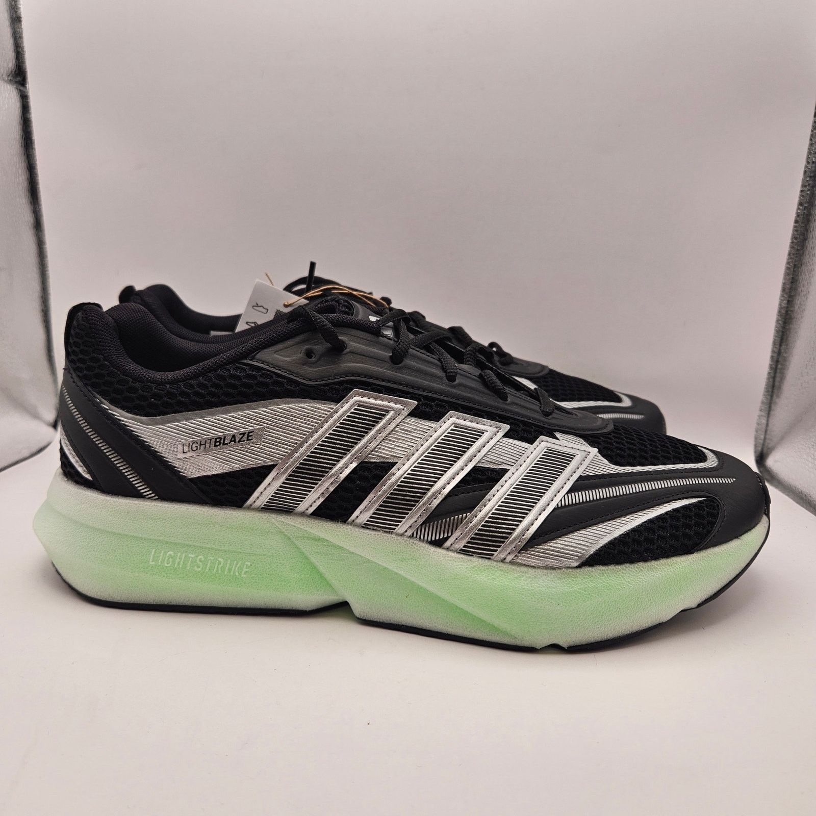 Adidas ADIDAS MEN'S 12 LIGHTBLAZE GLOW LACE UP BLACK NWOB JP6321 Size US 12 / EU 45 - 4 Thumbnail