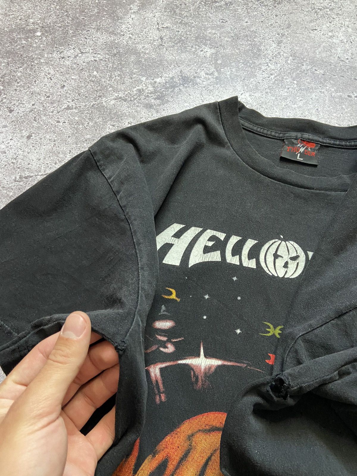 Band Tees Vintage 90s Helloween time of the oath shirt Size US L / EU 52-54 / 3 - 4 Thumbnail