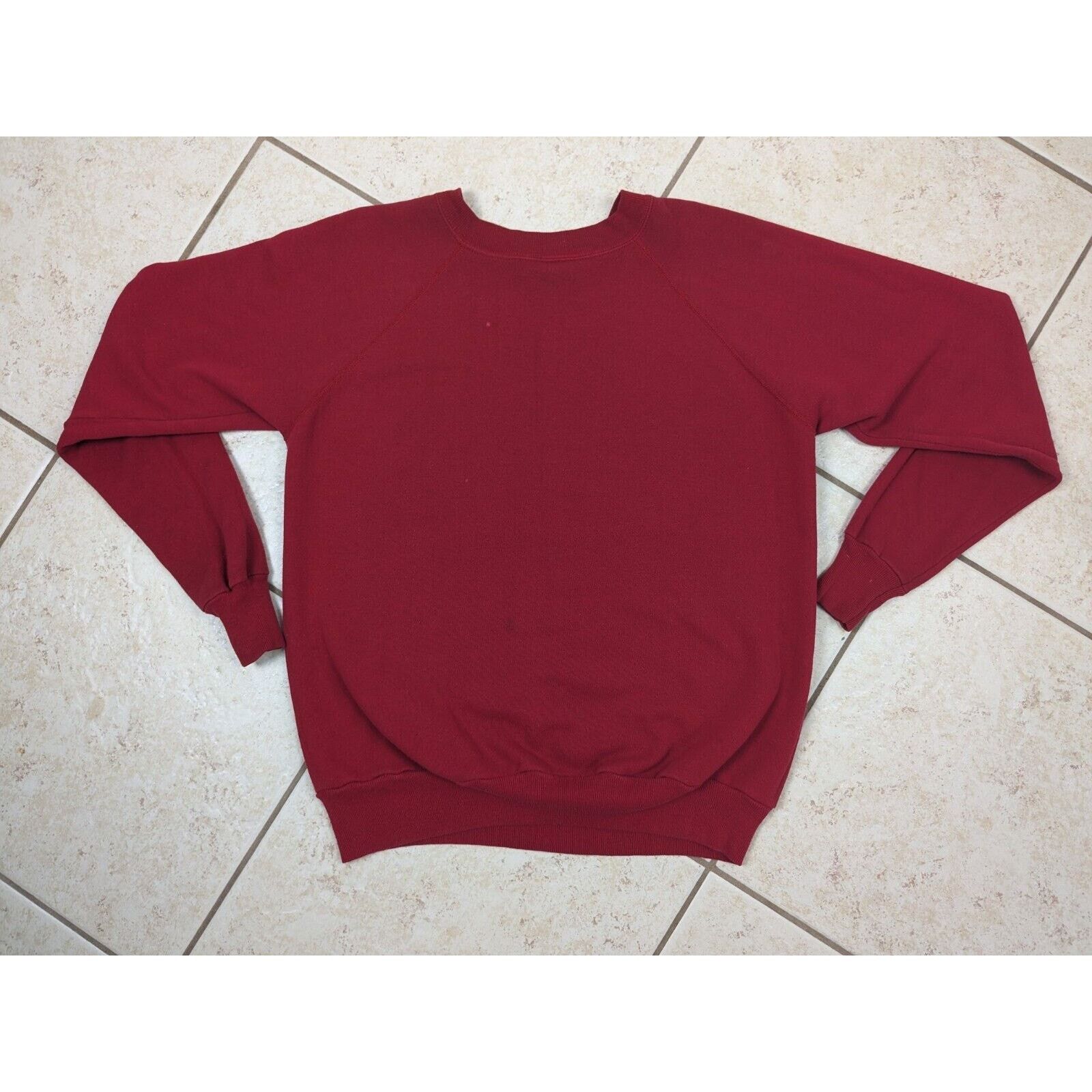 Hanes Vtg Sweatshirt Pannill Hanes Red Raglan Crewneck USA Blank Size US XL / EU 56 / 4 - 9 Thumbnail
