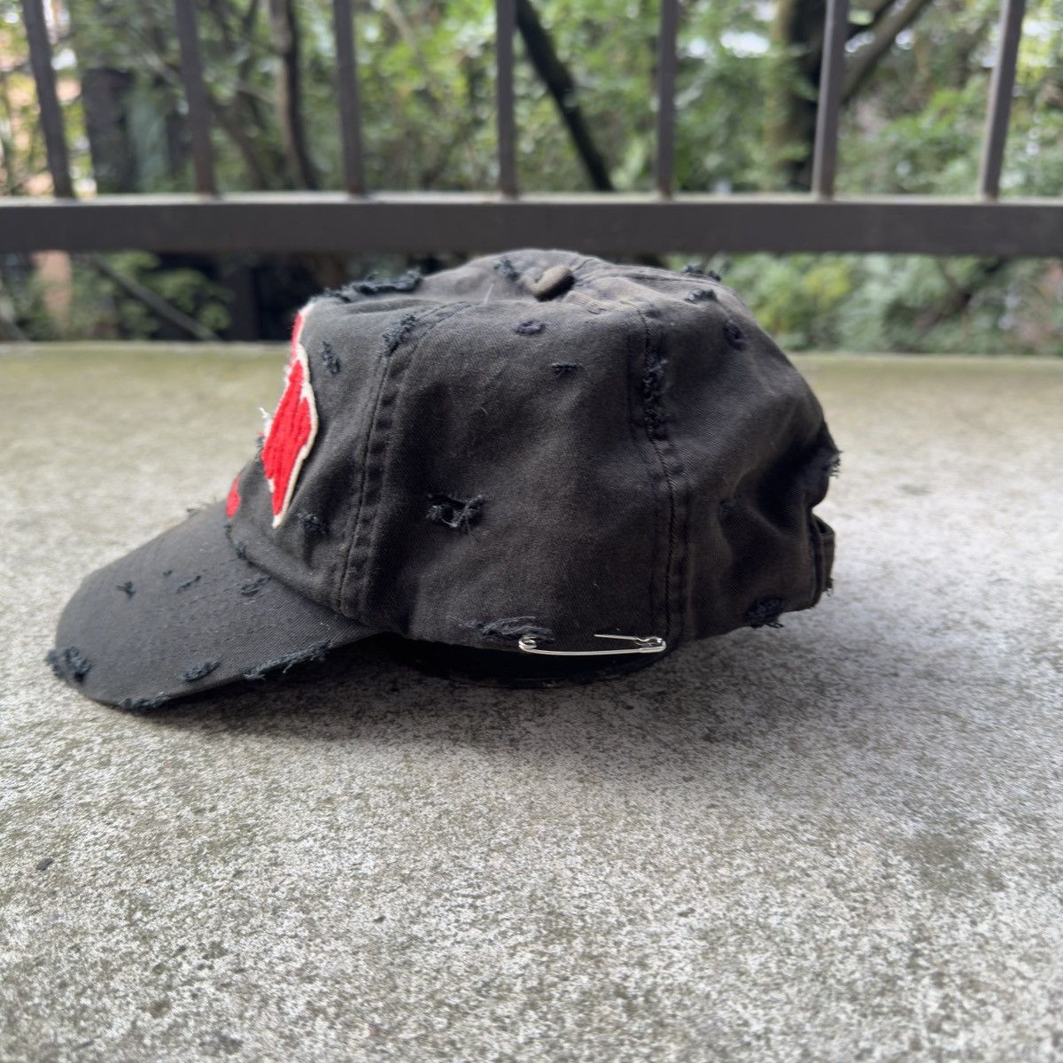 Vintage Thrashed Faded Distressed London Hat ERD Grunge Punk Size ONE SIZE - 13 Thumbnail