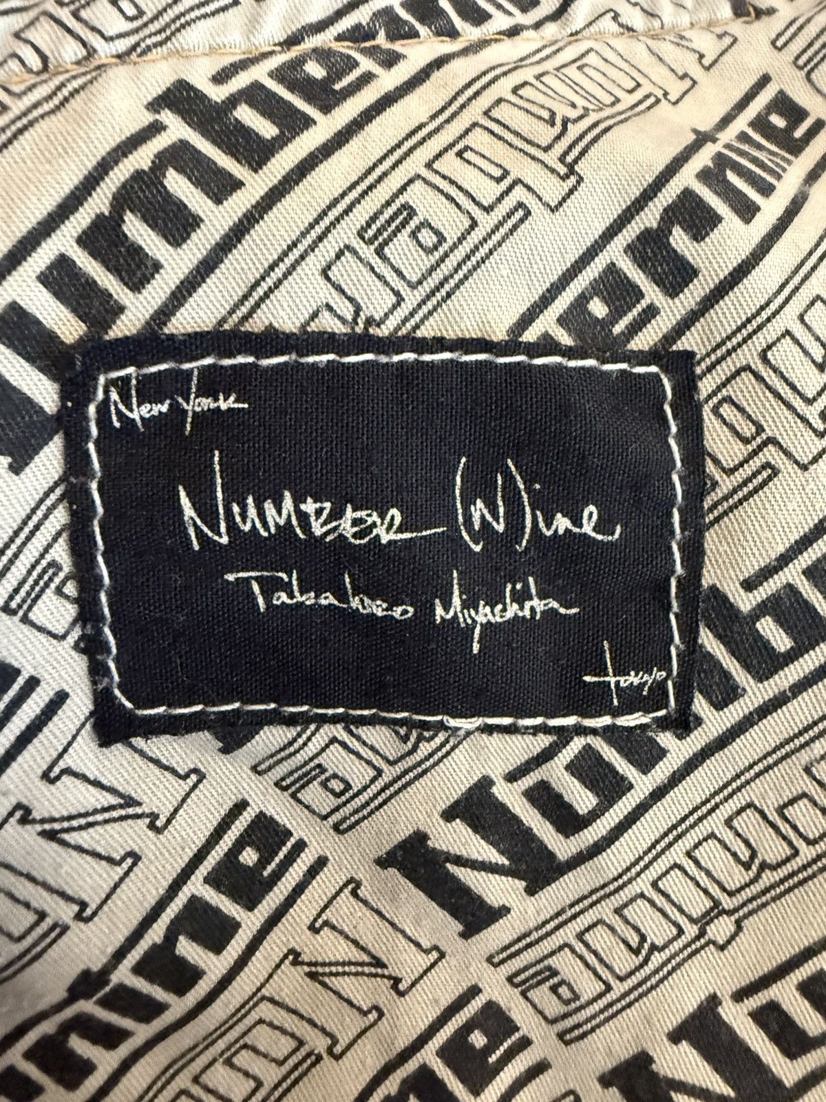 Number (N)ine Number (N)ine SS06 Paint Splatter Denim Size US 29 - 7 Thumbnail