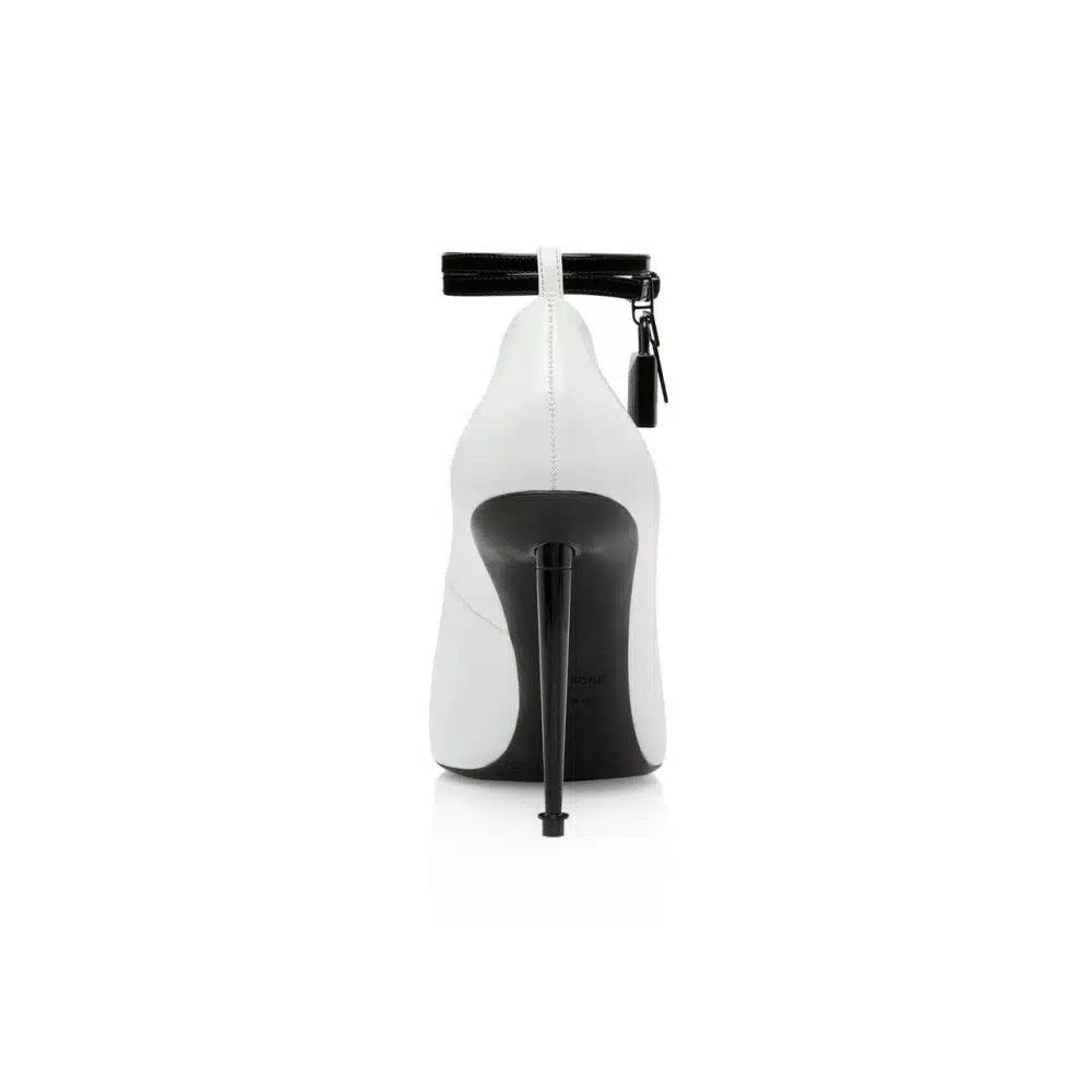 Tom Ford o1loc1c0325 W2271L Patent Leather Padlock Pointy Pumps Size US 8.5 / IT 38.5 - 3 Thumbnail