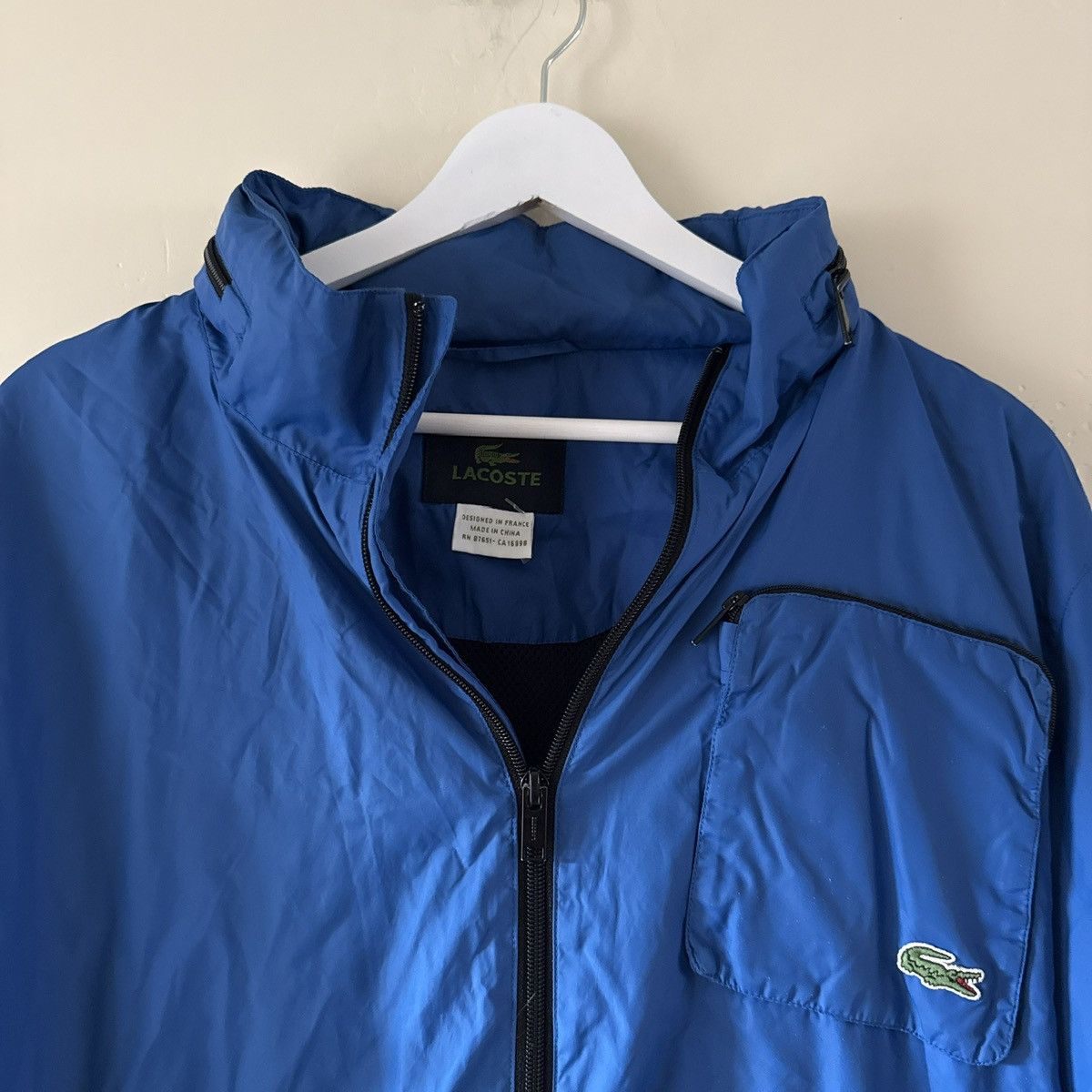 Lacoste Vintage Lacoste Rain Jacket Size US L / EU 52-54 / 3 - 2 Thumbnail