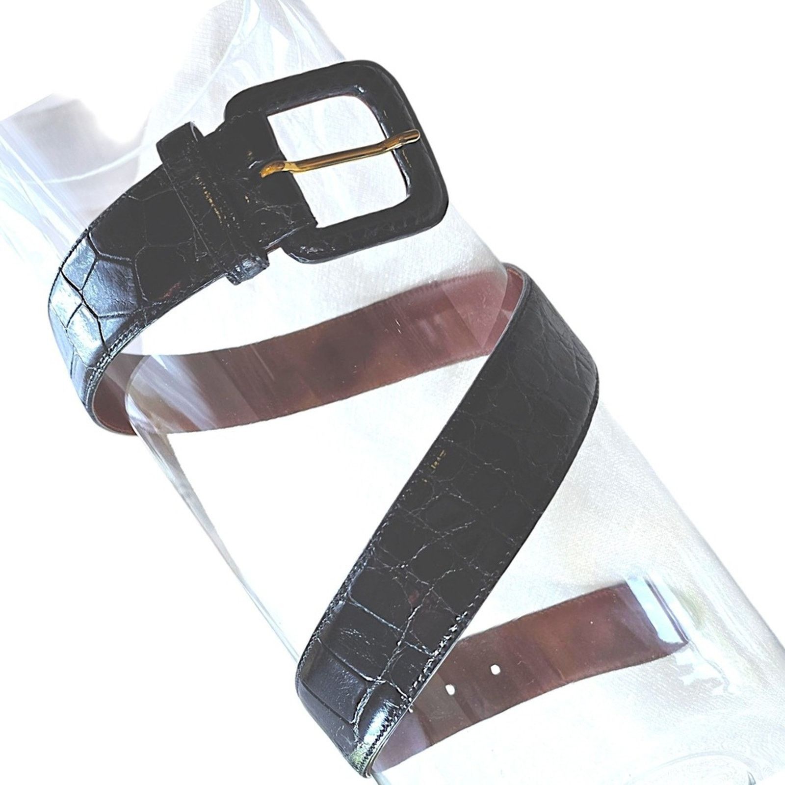 Ralph Lauren Ralph Lauren Genuine American Alligator‎ Leather Belt 30 Size 30 - 11 Thumbnail