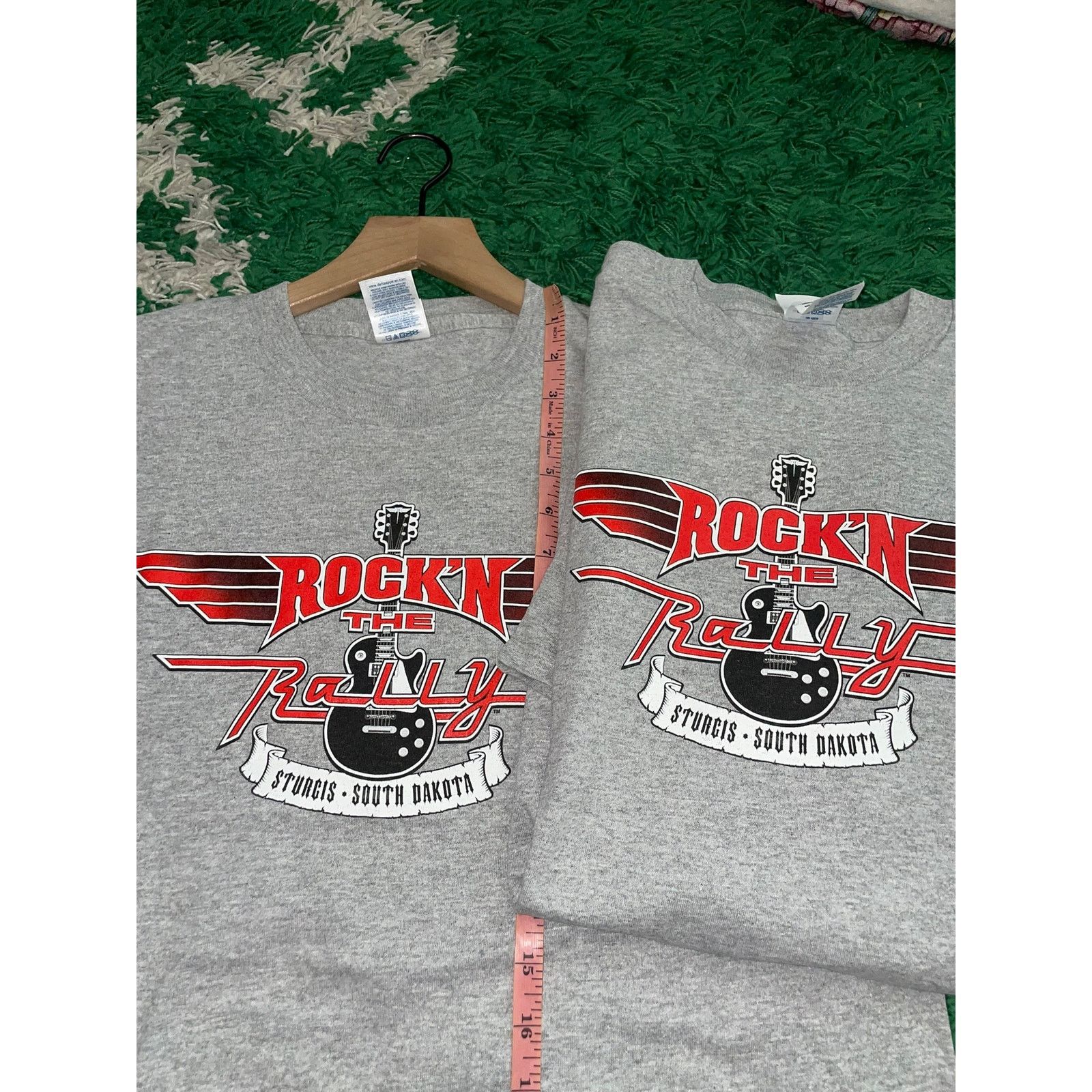 Delta Vintage Sturgis Rock The Rally Shirt Tom Petty Tee VTG Large Size US L / EU 52-54 / 3 - 11 Thumbnail