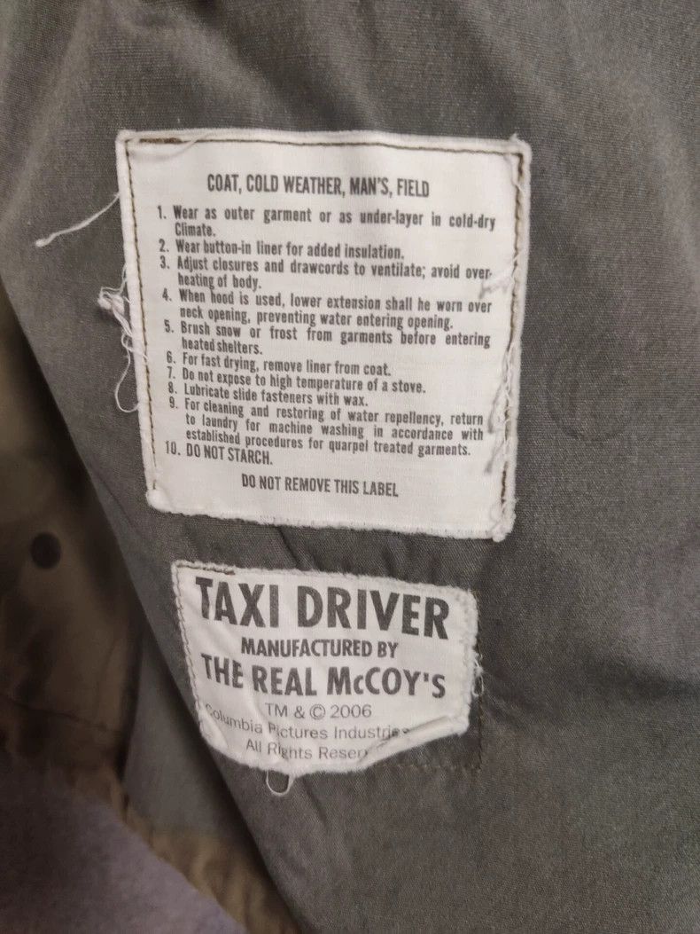 The Real McCoy's The Real Mccoy's Taxi driver m-65 model Rare and out-of-pri Size US S / EU 44-46 / 1 - 4 Thumbnail