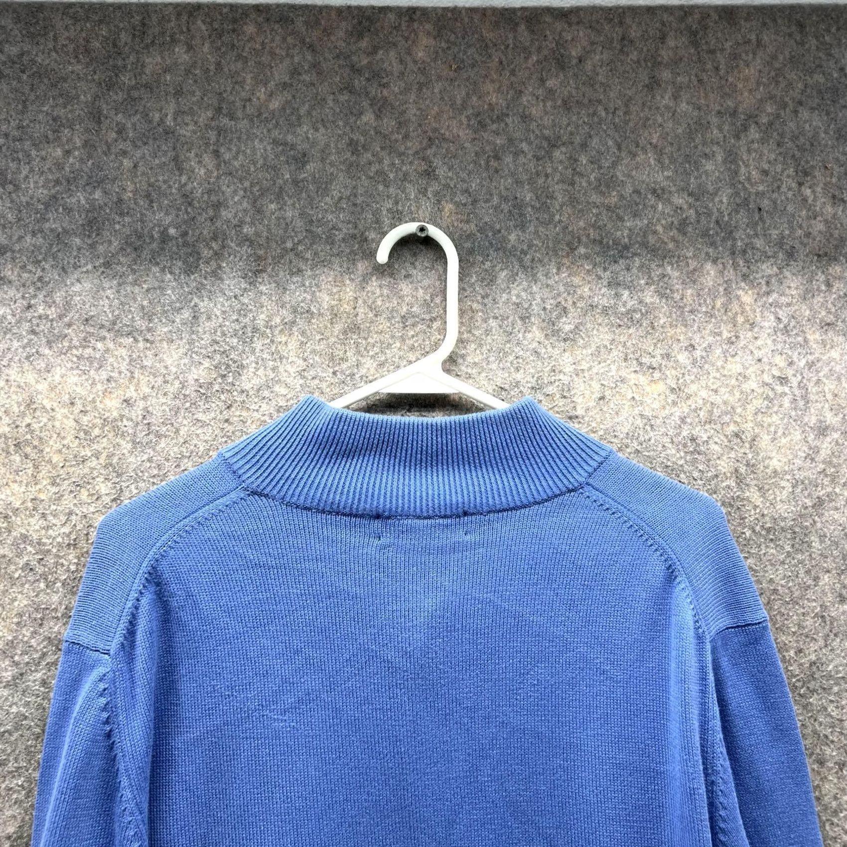 Brooks Brothers VINTAGE Brooks Brothers Sweater Men Large Pullover Fleece Blue Cotton Pima Logo Jacket Winter Fall Spring Summer Size US L / EU 52-54 / 3 - 3 Thumbnail