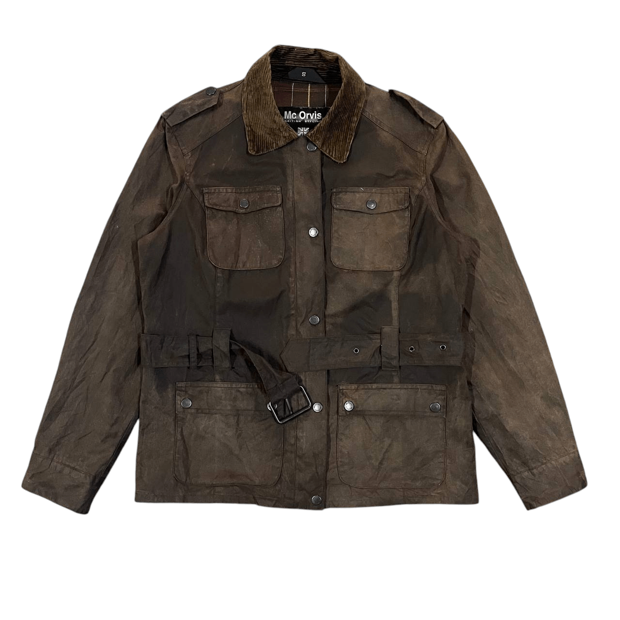 Orvis Vintage Mc Orvis Waxed Cotton Jacket Size US S / EU 44-46 / 1 - 1 Thumbnail