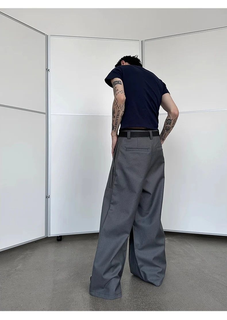 Japanese Brand Flowy Baggy Pants Size US 32 / EU 48 - 3 Thumbnail