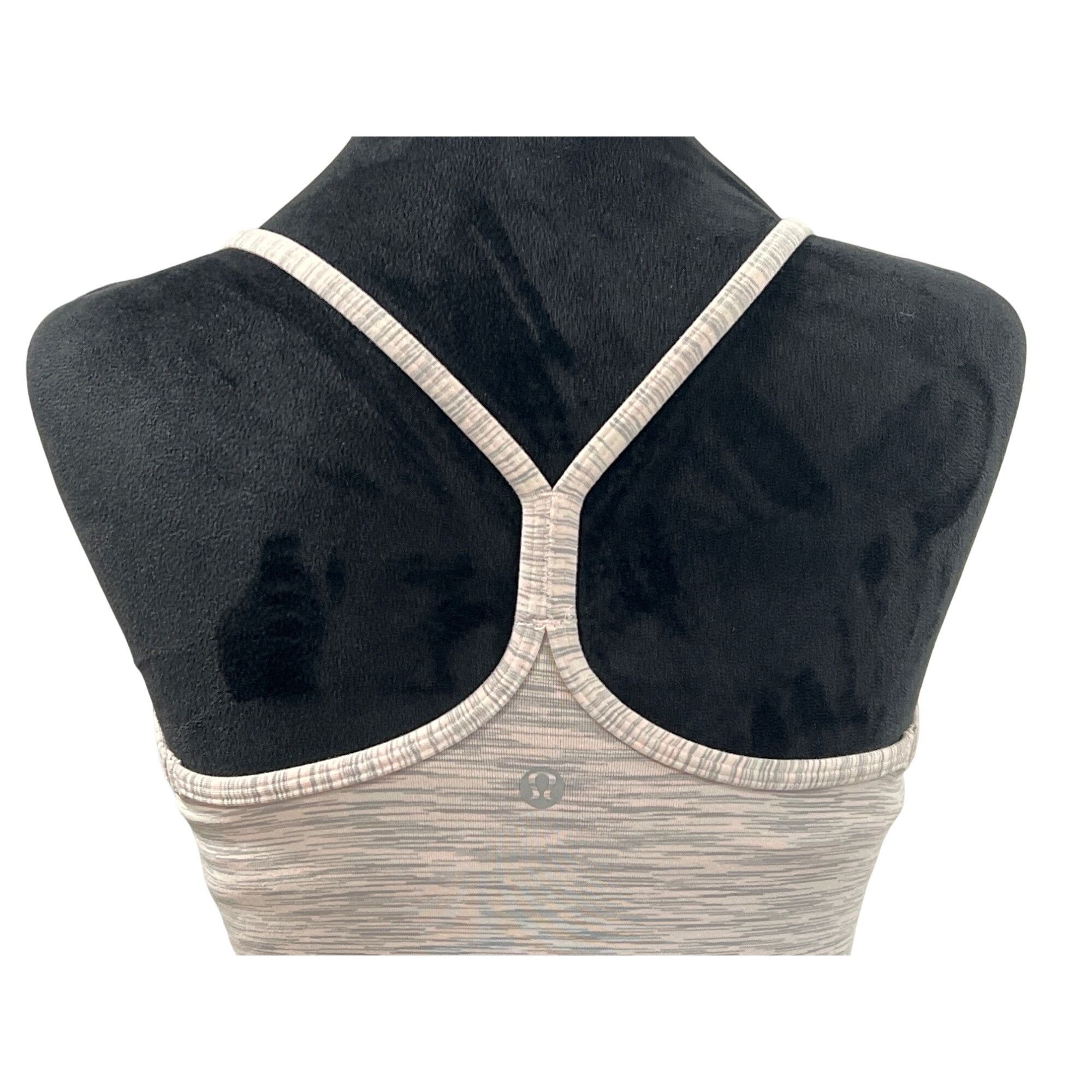 Lululemon Lululemon Power Y Tank Grey & Pink Size 6 Size M / US 6-8 / IT 42-44 - 4 Thumbnail