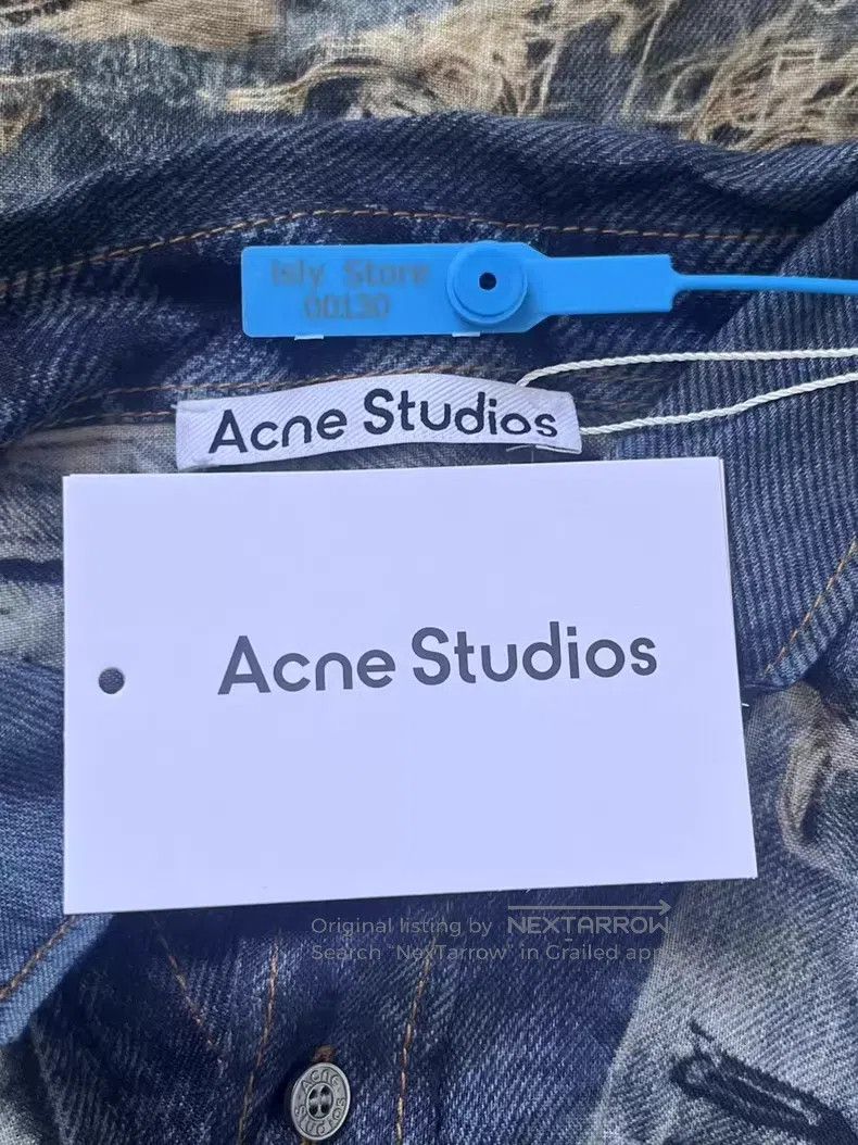 Acne Studios Acne Studios Loose Illusion Effect Distressed Denim Fabric Size US M / EU 48-50 / 2 - 5 Thumbnail