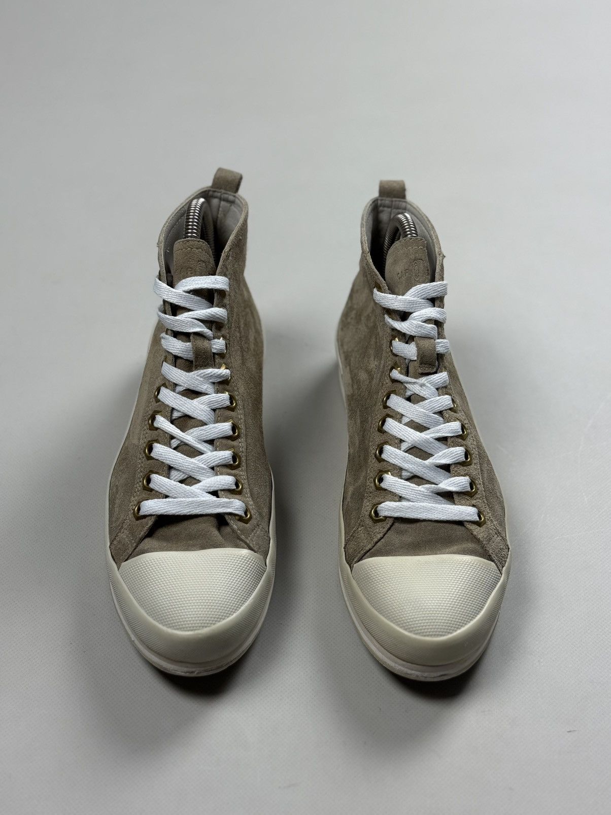 Car Shoe Car Shoe By Prada High Top Suede Lace Up Sneakers Shoes Size US 9 / IT 39 - 7 Thumbnail