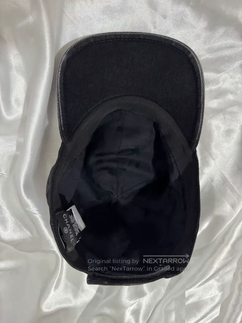 Chanel Chanel Small diamond logo gray cowboy cap Size ONE SIZE - 2 Thumbnail