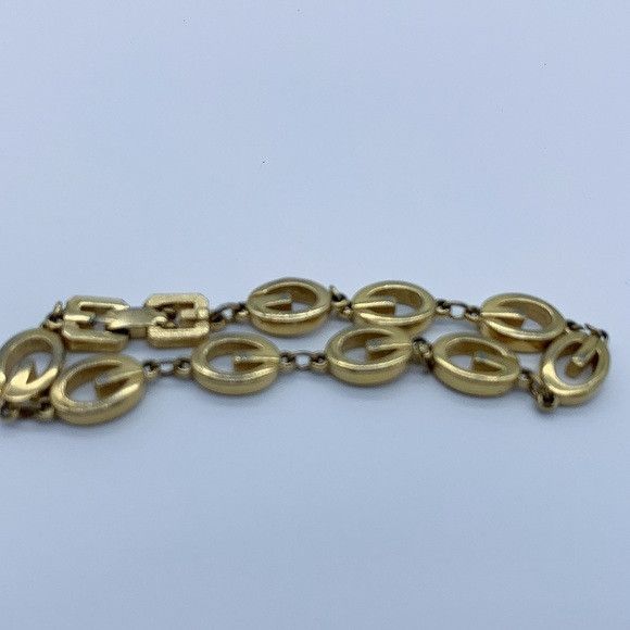 Givenchy GIVENCHY “G" Links Gold Plated Bracelet Size ONE SIZE - 4 Thumbnail