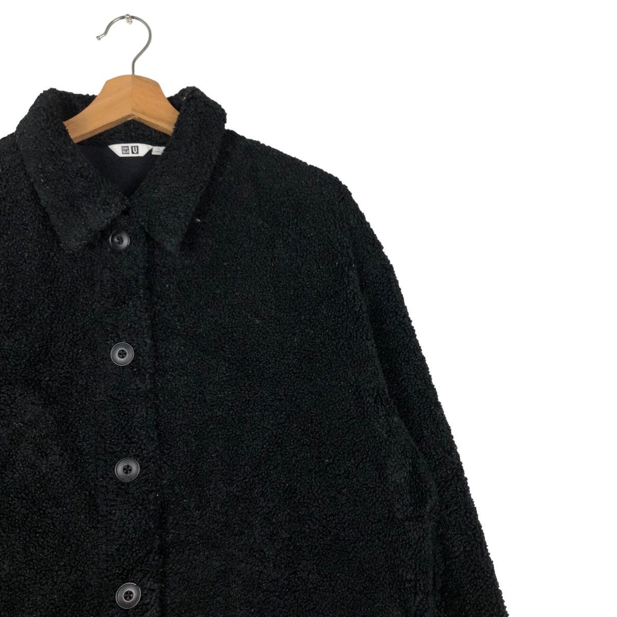 Japanese Brand 🔥Rich Black Vintage Button Jacket Work Uniqlo Undercover Size US L / EU 52-54 / 3 - 6 Thumbnail