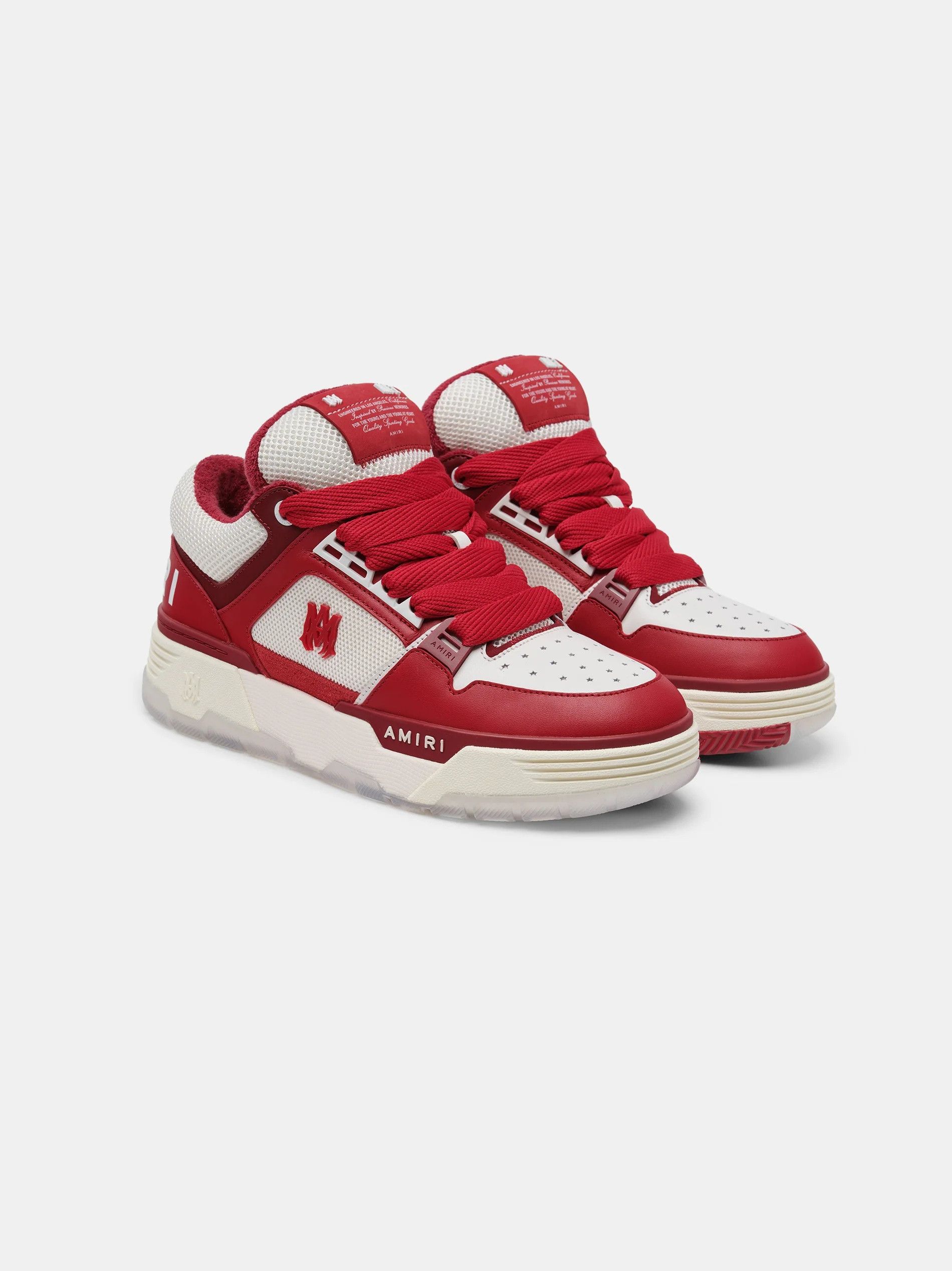 Amiri o1orln1125 MA-1 Sneakers in Red/White Size US 11 / EU 44 - 2 Thumbnail