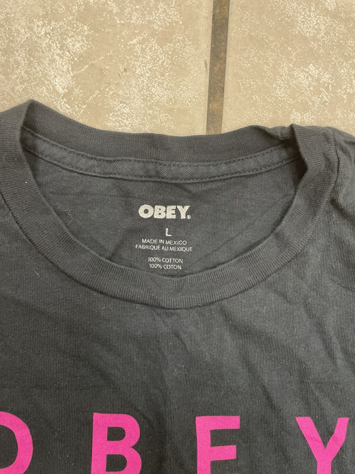 Obey × Vintage Obey T-Shirt Size US L / EU 52-54 / 3 - 3 Thumbnail
