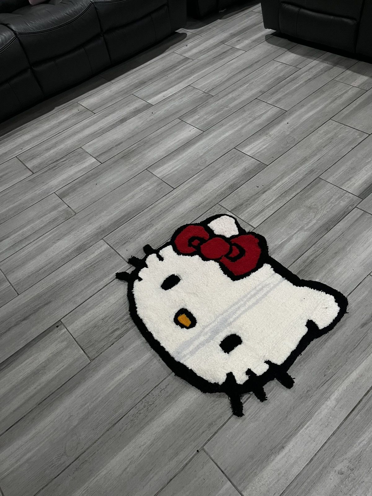 Handmade Hello Kitty Large Rug Size ONE SIZE - 3 Thumbnail