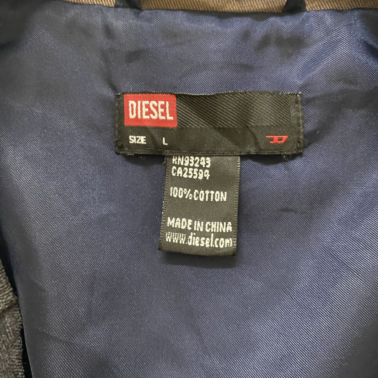 Diesel × Diesel Black Gold × Japanese Brand ✨Nice design Diesel velvet light jacket Size US M / EU 48-50 / 2 - 9 Thumbnail