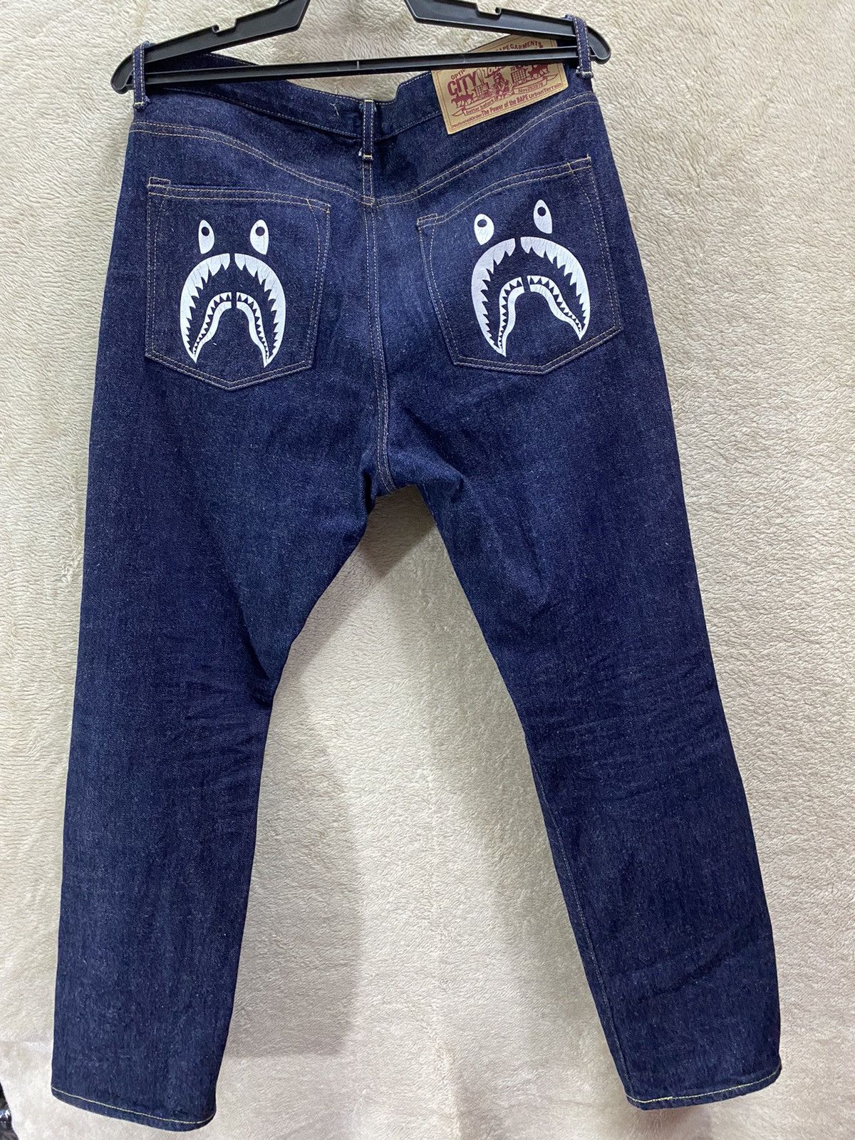 Bape BAPE STA X BAPE SHARK SELVEDGE JEANS Size US 32 / EU 48 - 5 Thumbnail