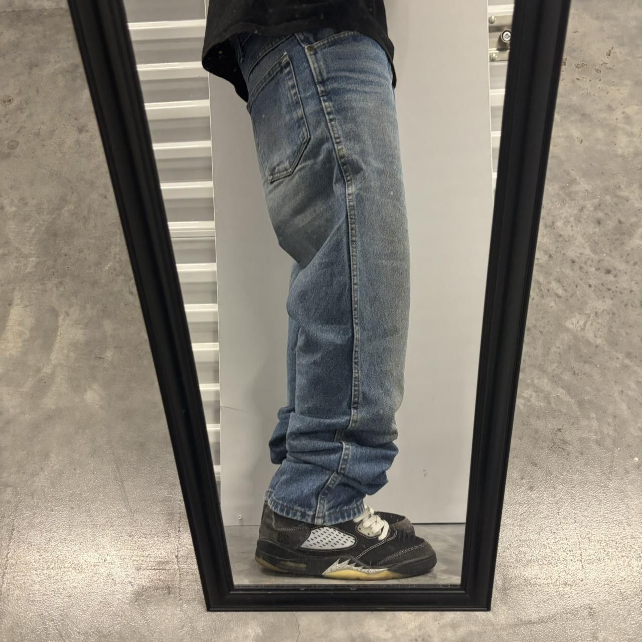 Japanese Brand × Vintage Crazy Vintage 90s Grunge Faded Medium Wash Denim Jeans! Size US 34 / EU 50 - 2 Thumbnail
