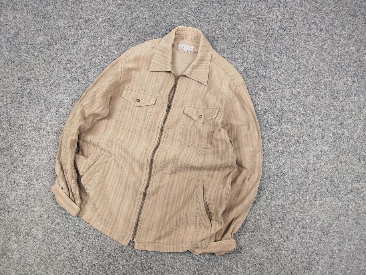 Japanese Brand Villand Vintage Japan Made Overshirt Zip Light Pocket jacket Size US M / EU 48-50 / 2 - 3 Thumbnail