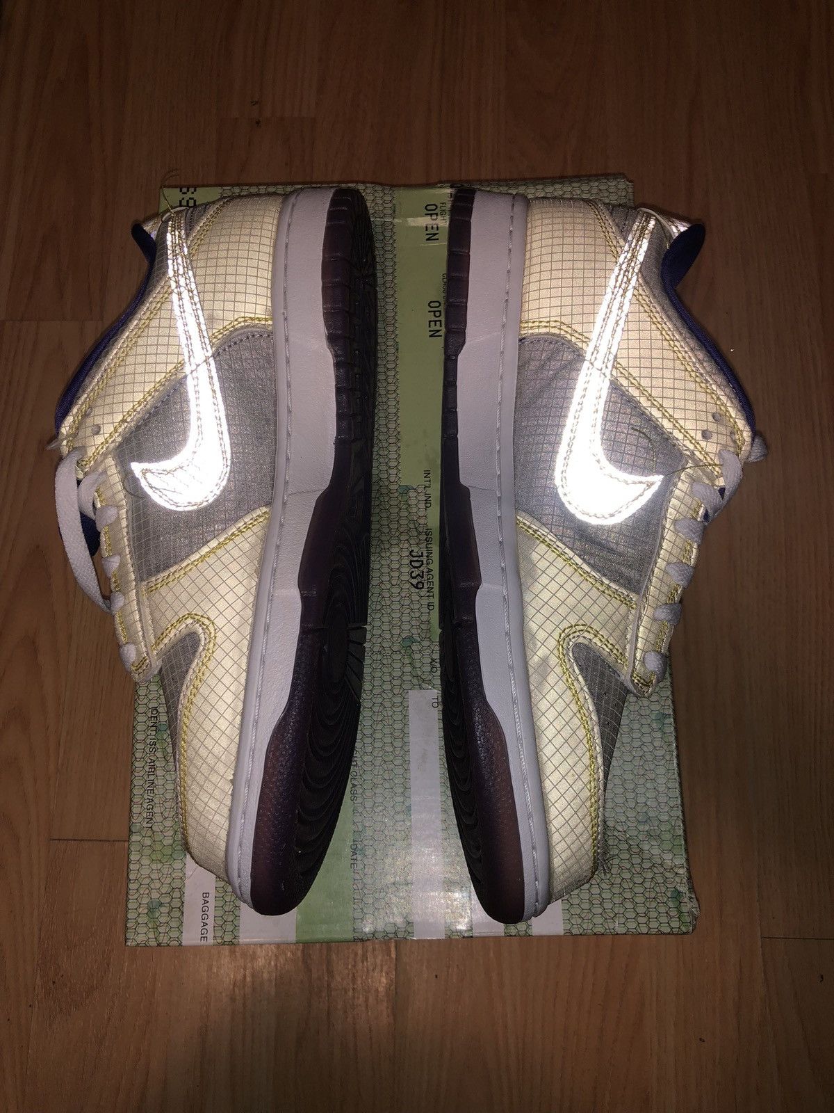 Nike Nike Dunk Low Union Passport Pack Court Purple - Size 9.5 Size US 9.5 / EU 42-43 - 6 Thumbnail