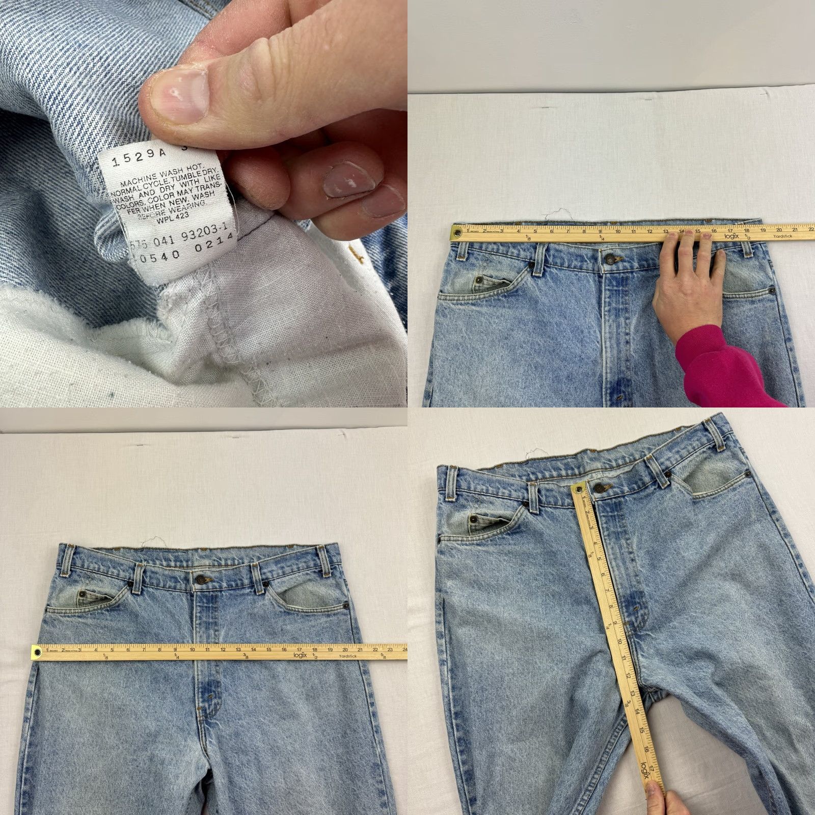 Levi's VINTAGE Levi's 540 Jeans Men's Adult 40x32 Blue Distressed 80s Made In USA USA 90s 80s Size US 40 / EU 56 - 8 Thumbnail