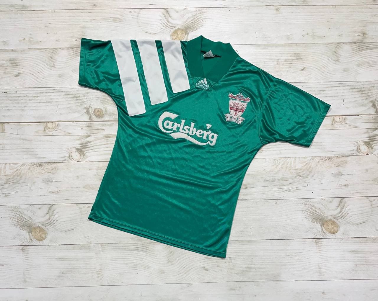 Adidas Vintage Adidas Liverpool 1992 1993 Away Shirt Soccer Jersey Size US M / EU 48-50 / 2 - 1 Thumbnail
