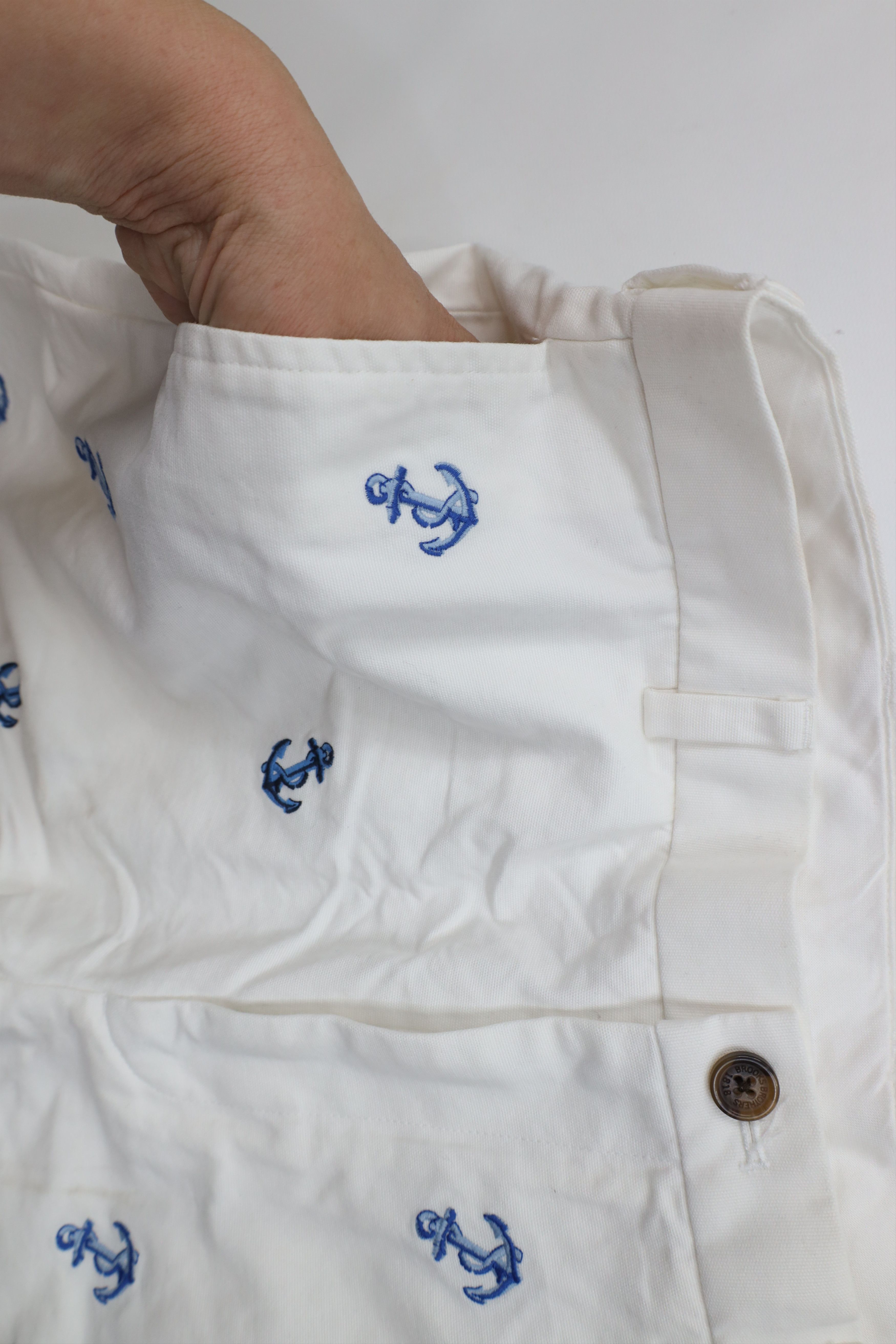 Brooks Brothers Vintage Brooks Brothers All Over Print Golf Chino Shorts Size US 33 - 7 Thumbnail