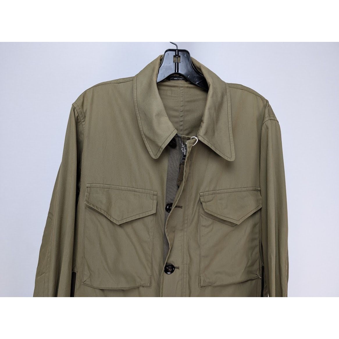 Tom Ford o1rshd1 CC20 Twill Lightweight Field Jacket in Sage Size US M / EU 48-50 / 2 - 12 Thumbnail