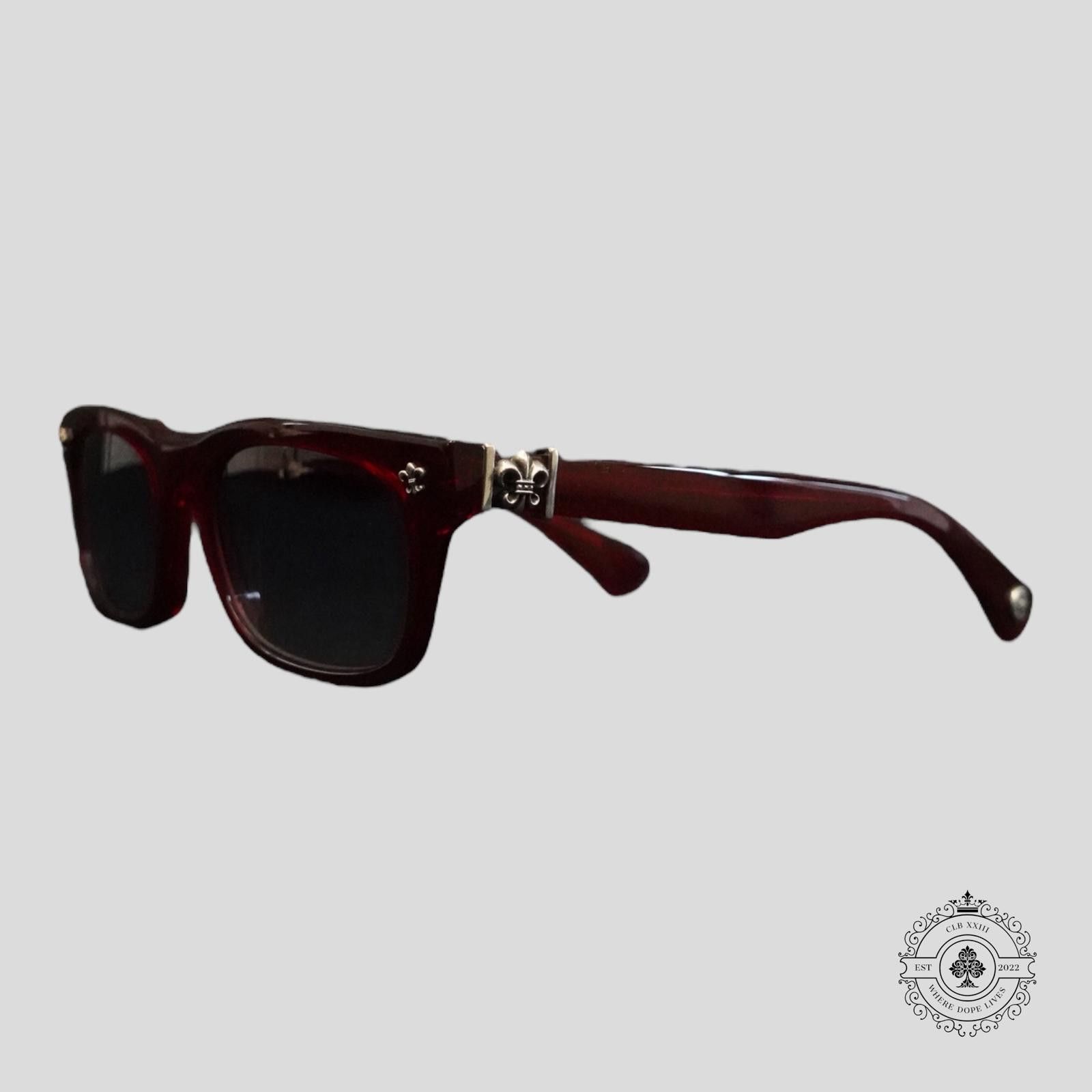 Chrome Hearts Chrome Hearts Gittin Any? Glasses in Red/Silver Size ONE SIZE - 1 Thumbnail