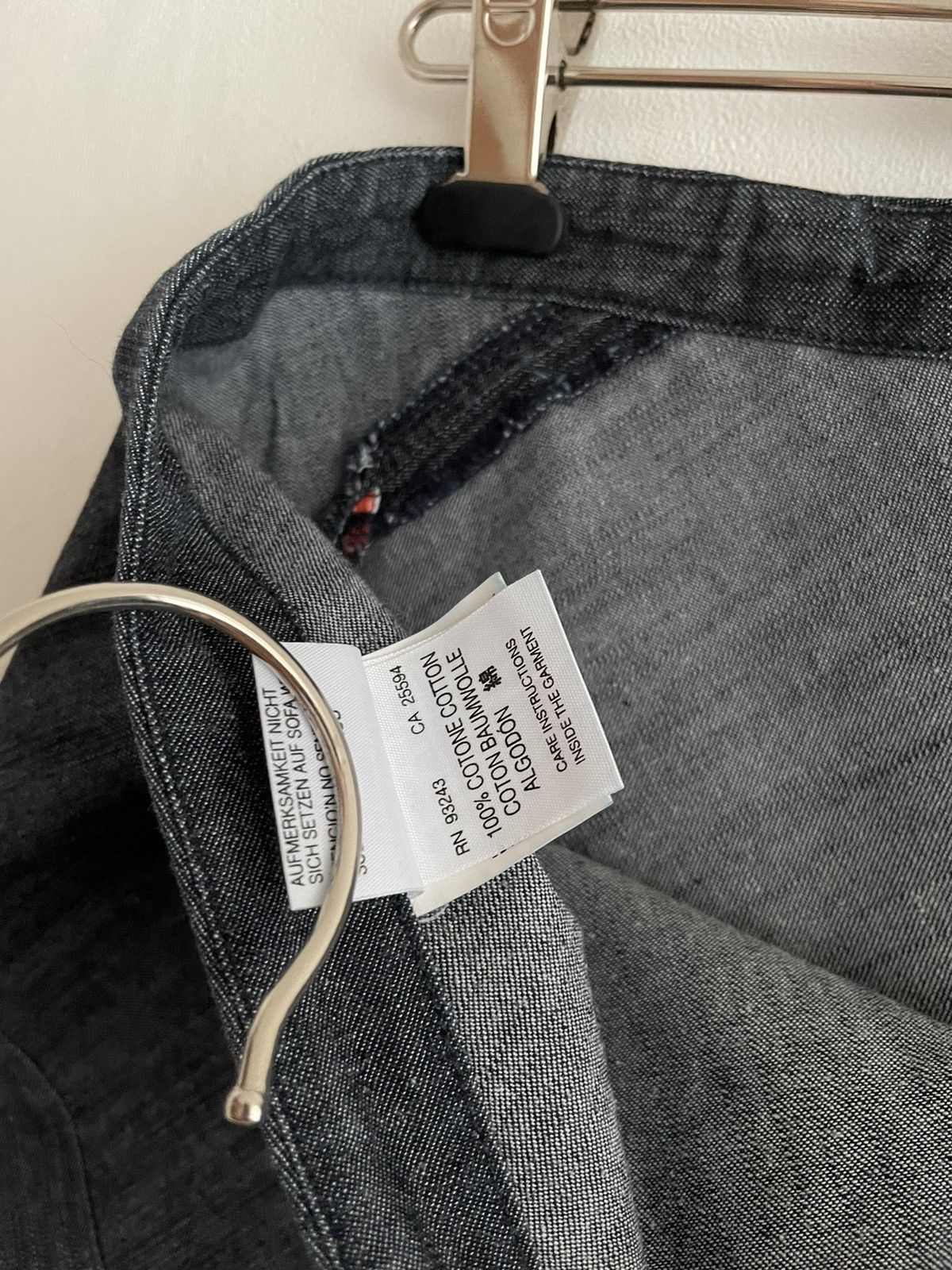 Diesel × Vintage Diesel Indigo Vintage Avant Garde Skirt Size 30" / US 8 / IT 44 - 12 Thumbnail