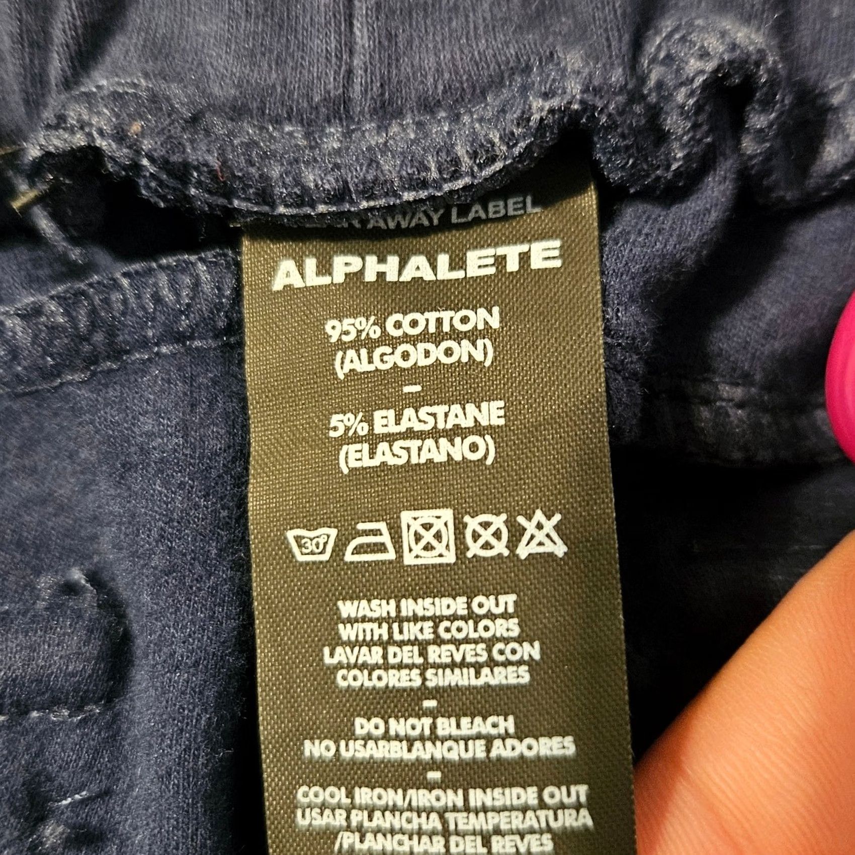 Vintage Alphalete Mens Navy Blue Cargo Joggers Tapered Athletic Sweatpants Sz S NEW Size US 29 - 4 Thumbnail
