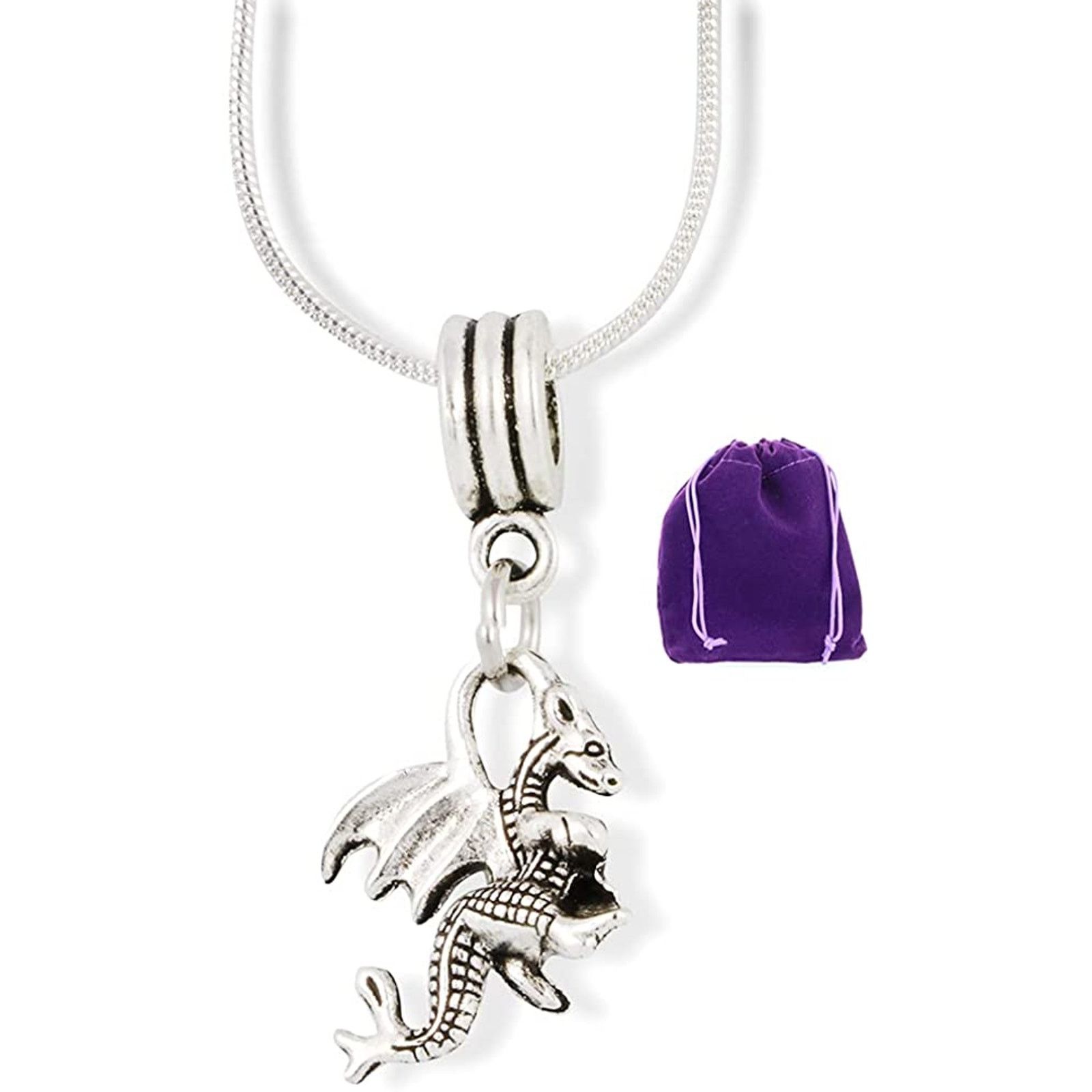 & Other Stories Dragon Mythical Charm Necklace Pendant Jewelry Size ONE SIZE - 1 Thumbnail
