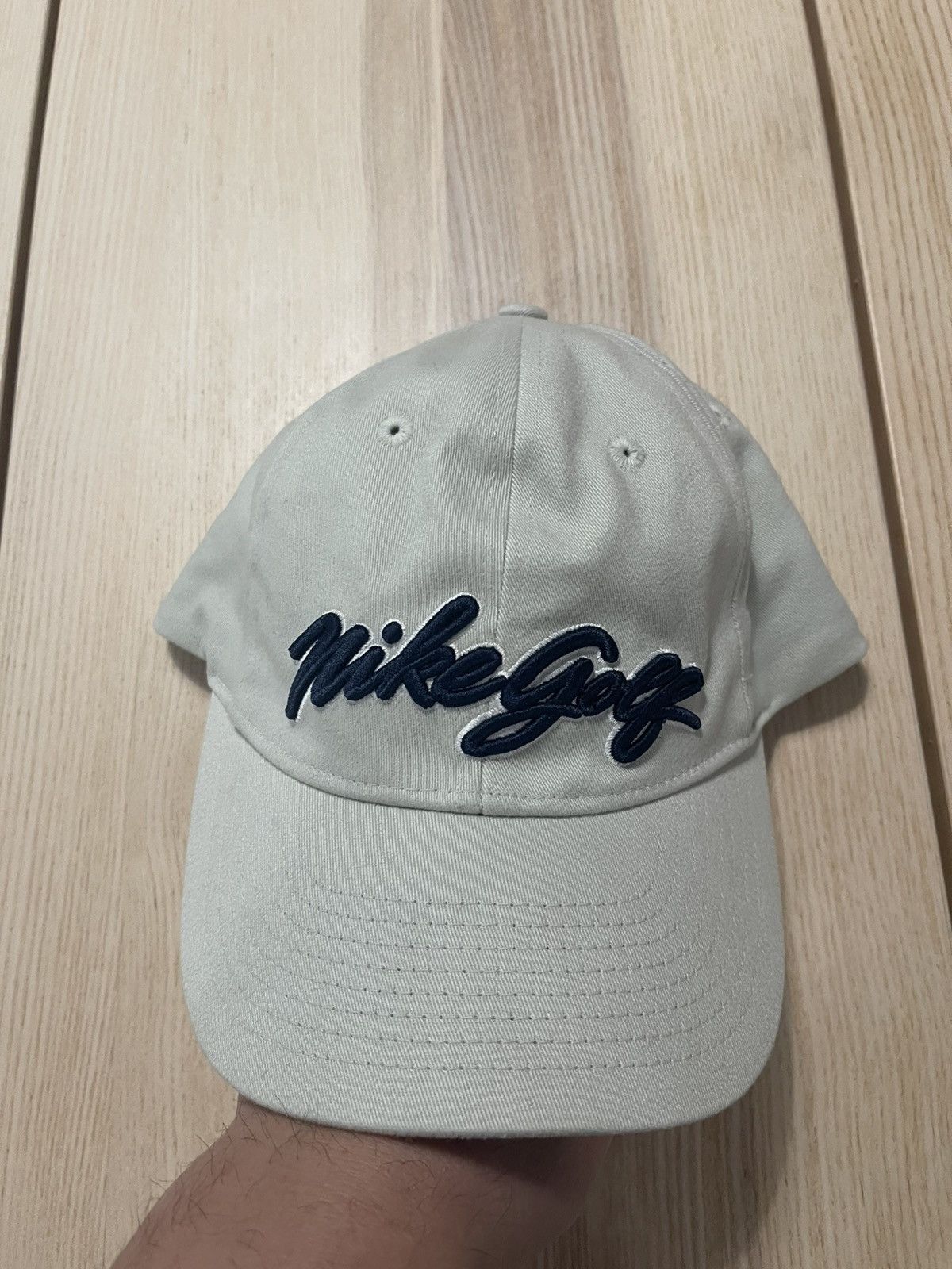 Nike × PGA Tour × Vintage Vintage Y2K Nike Golf Script Spellout Hat Size ONE SIZE - 1 Thumbnail