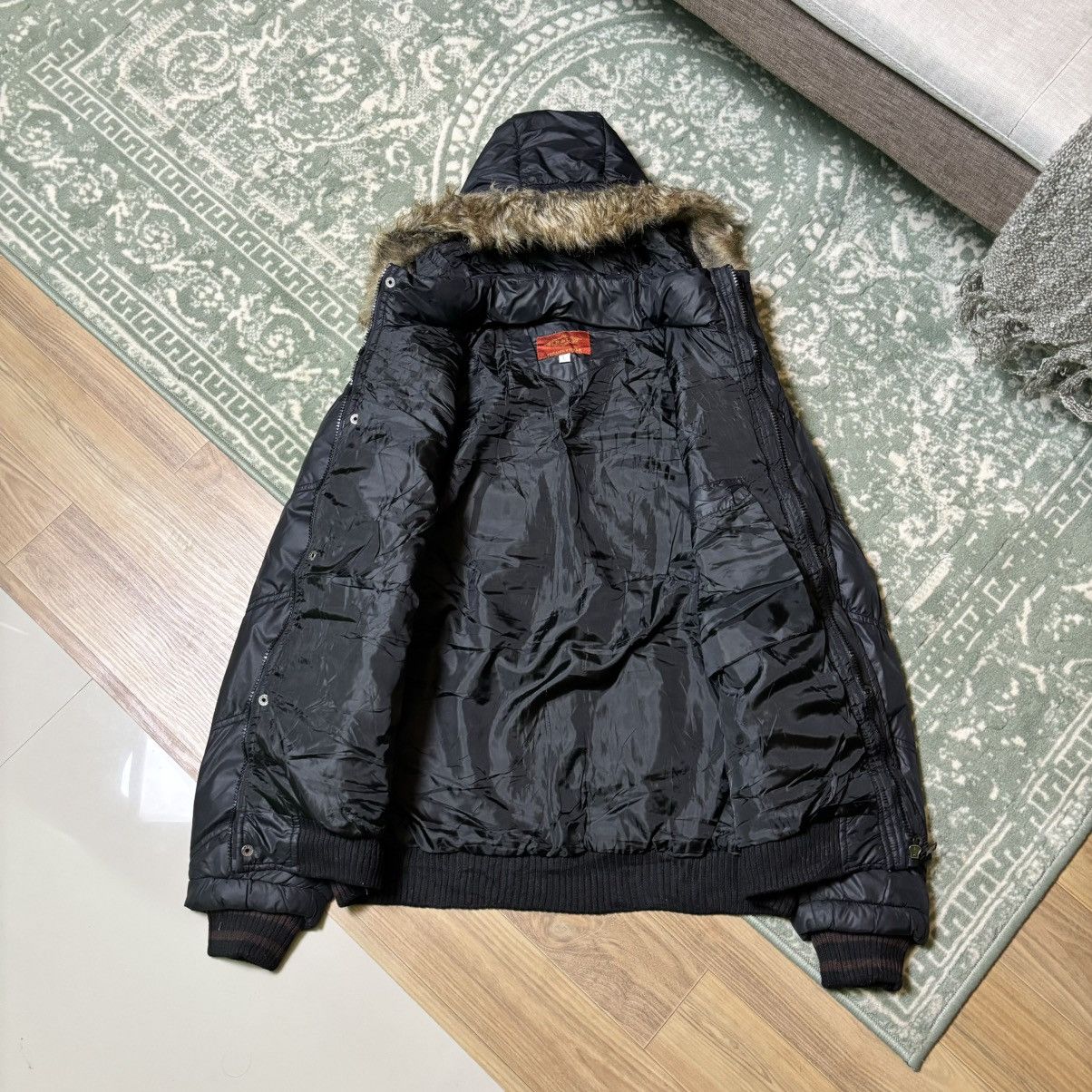 Japanese Brand R&U Ifsixwasnine LGB Style fur jacket puffer vintage Y2K Size US L / EU 52-54 / 3 - 5 Thumbnail