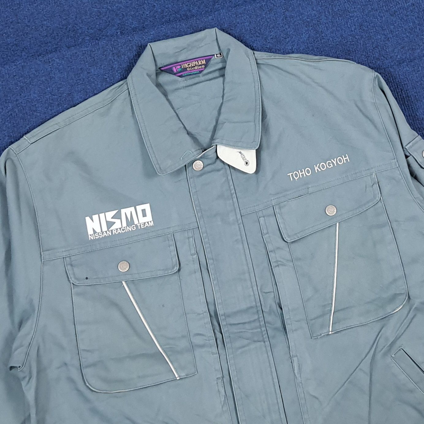 Japanese Brand Vintage Nismo Nissan Racing Japan Custom Logo Jacket C298N4 Size US XL / EU 56 / 4 - 4 Thumbnail