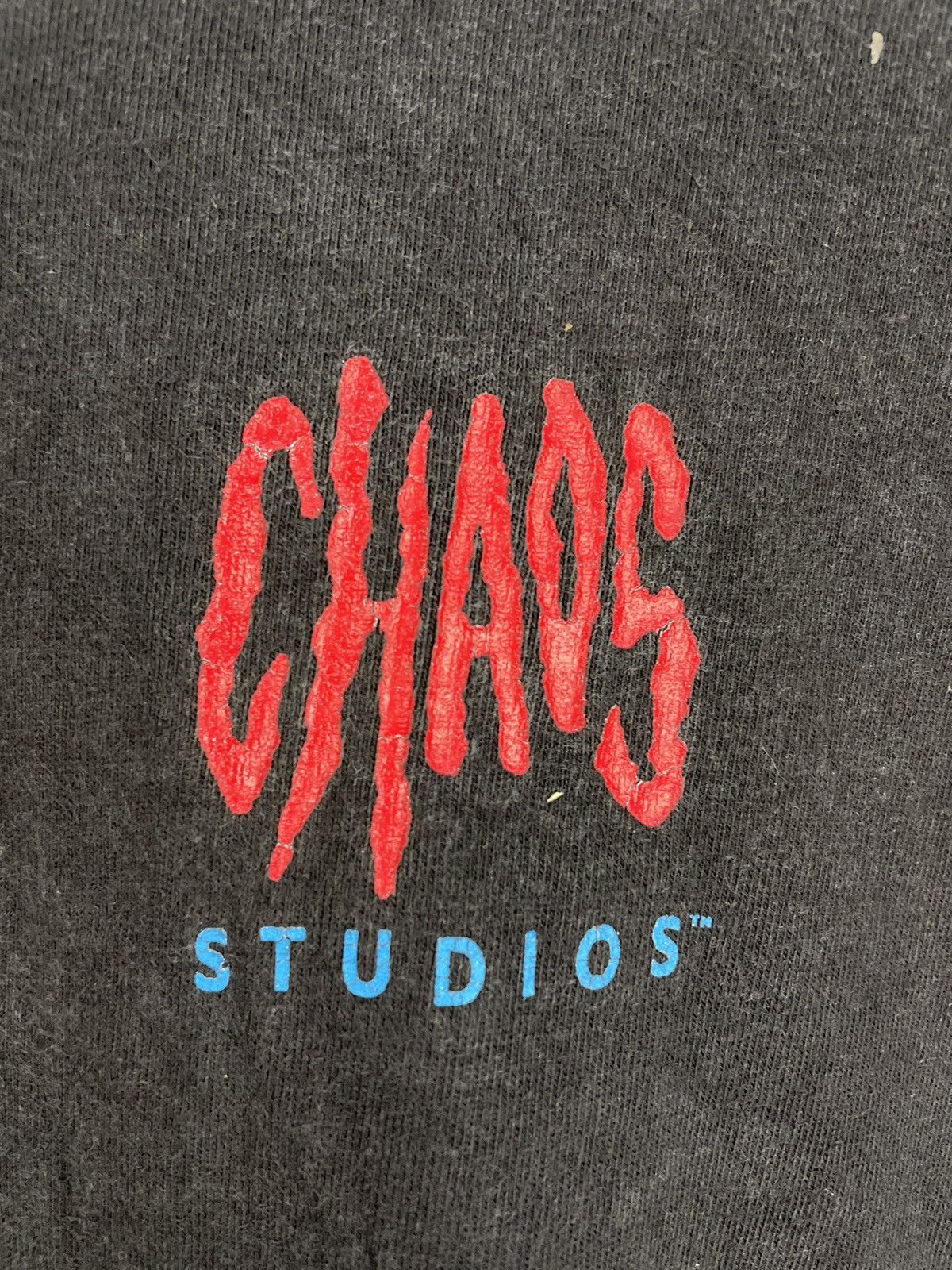 Vintage Vintage 90s Chaos Studios Blizzard Entertainment Games tee Size US L / EU 52-54 / 3 - 4 Thumbnail