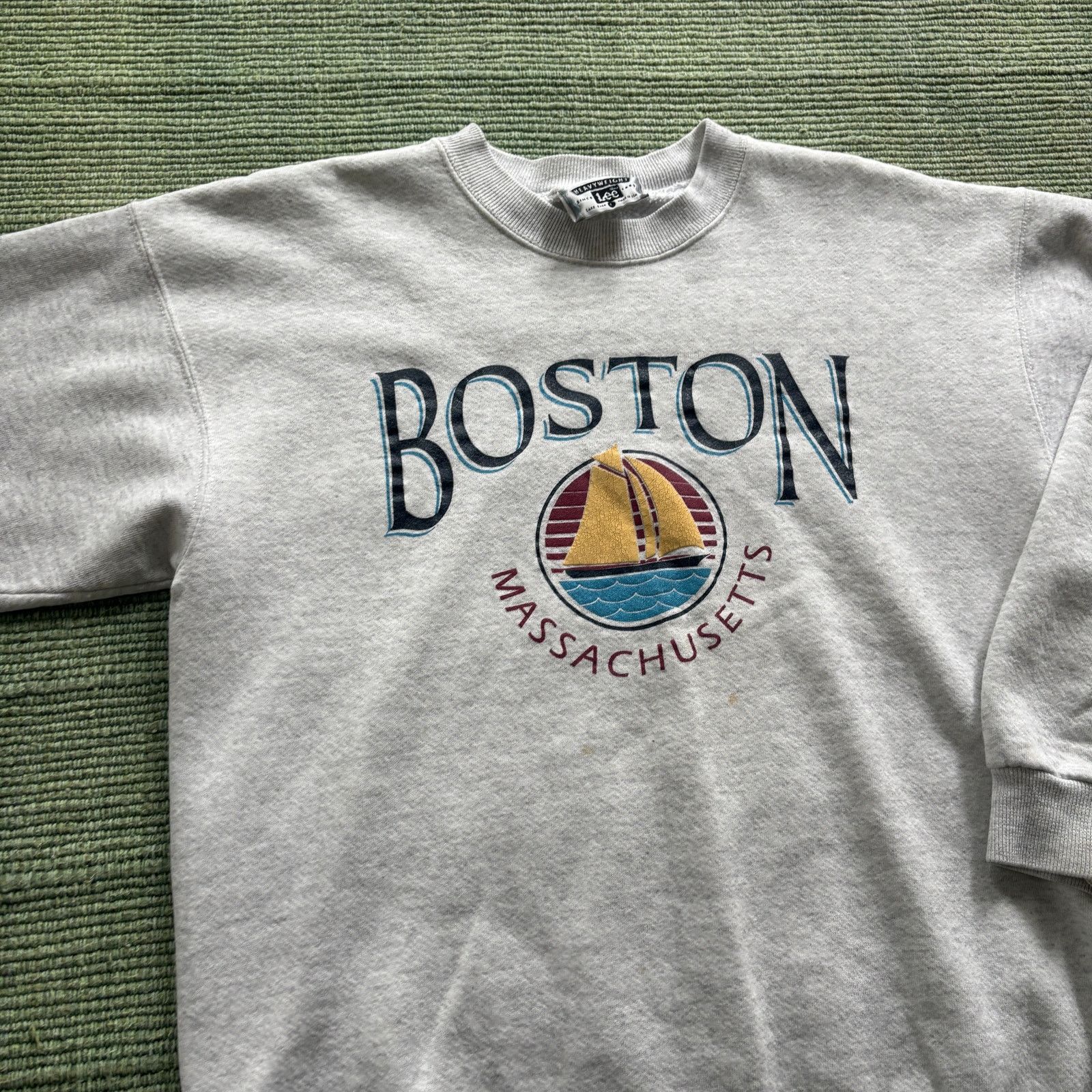 Lee × Vintage Vintage 1990s Boston massachusetts sweatshirt size large Size US L / EU 52-54 / 3 - 6 Thumbnail