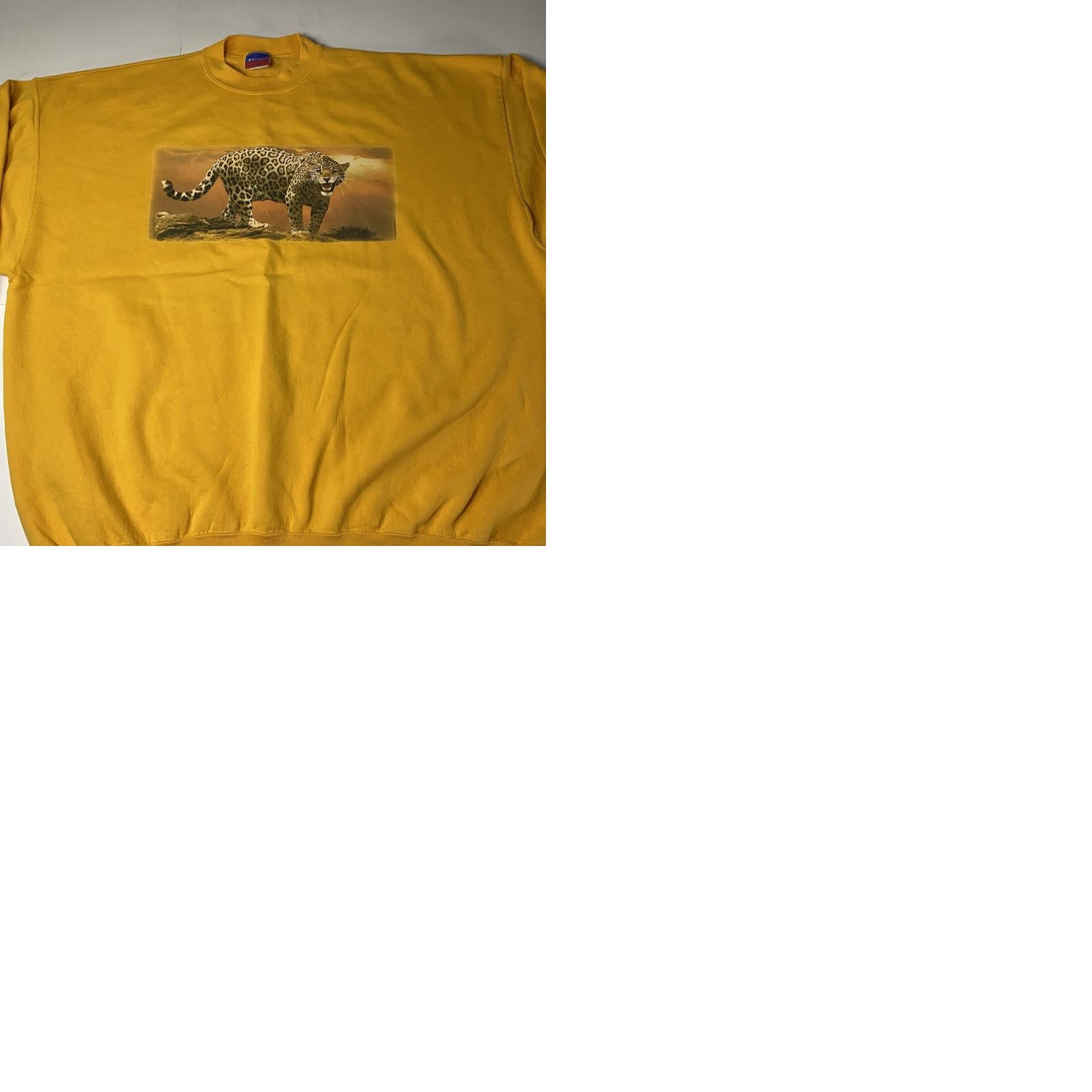 Champion VINTAGE Champion Animal Print Cheetah Crewneck Sweatshirt 3XL 3TG 3EG Unisex Adults Size US XXL / EU 58 / 5 - 12 Thumbnail
