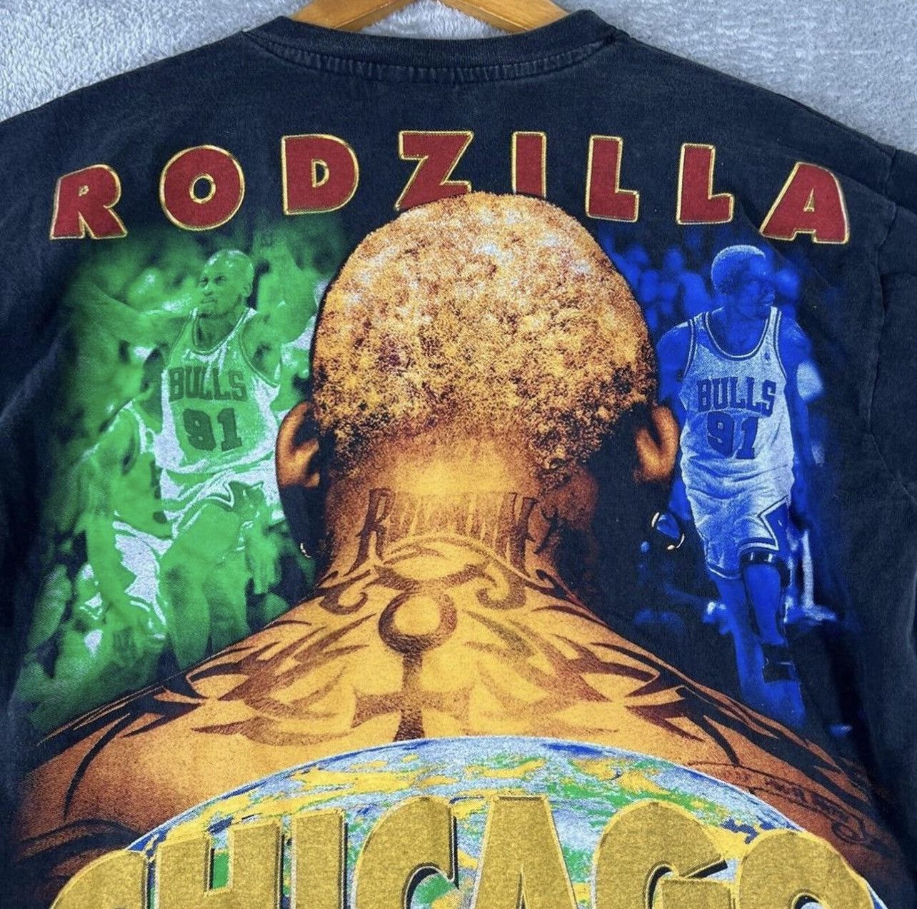 Vintage Vintage Dennis Rodman shirt Size US L / EU 52-54 / 3 - 6 Thumbnail